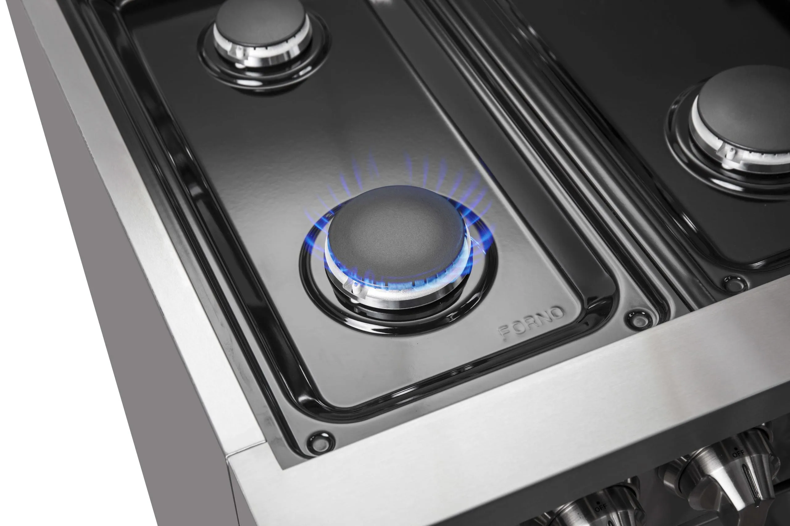 Forno FFSGS632536 Forno Massimo 36 Freestanding French Door Dual Fuel Range
