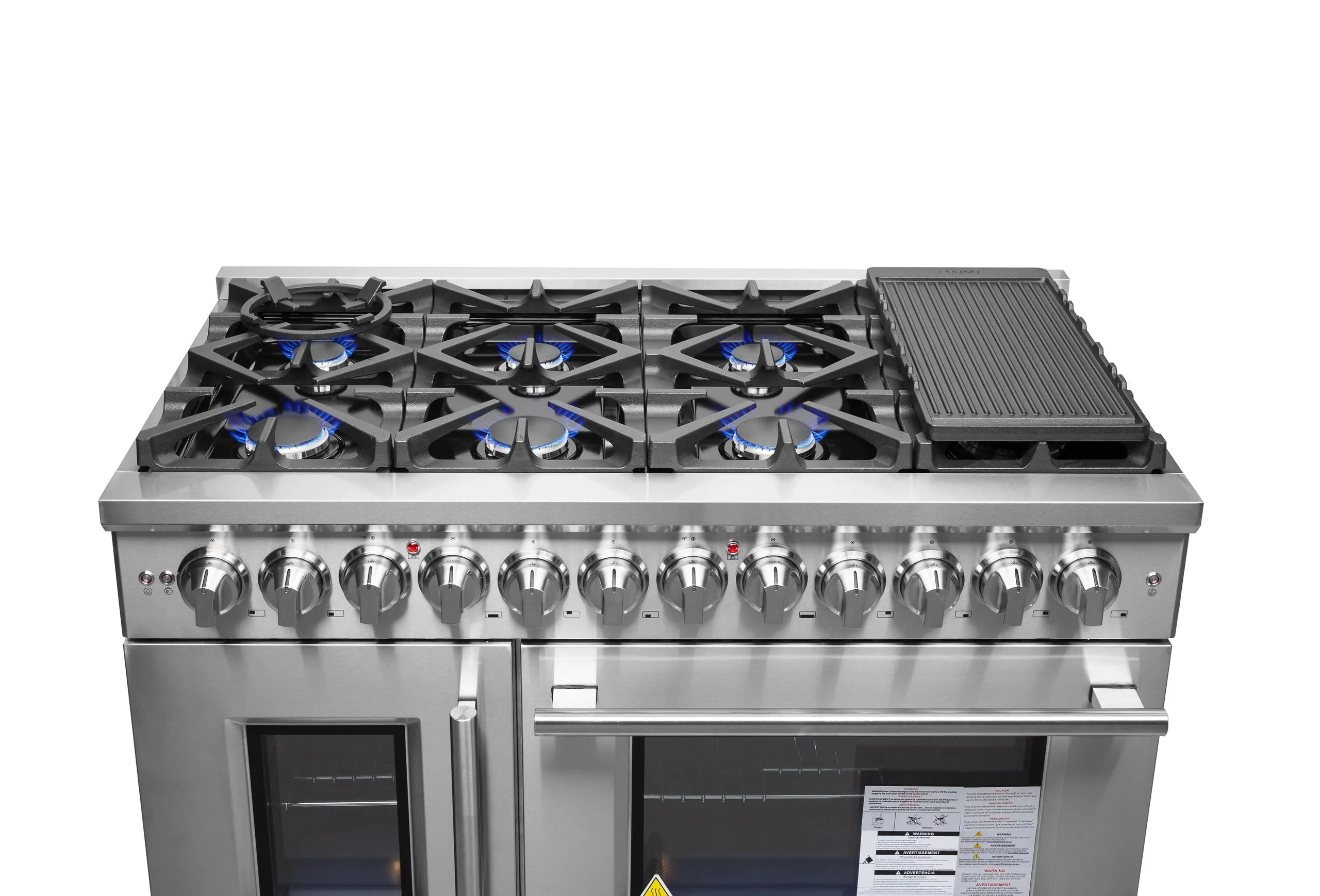 Forno FFSGS632548 Forno Massimo 48 Freestanding French Door Dual Fuel Range