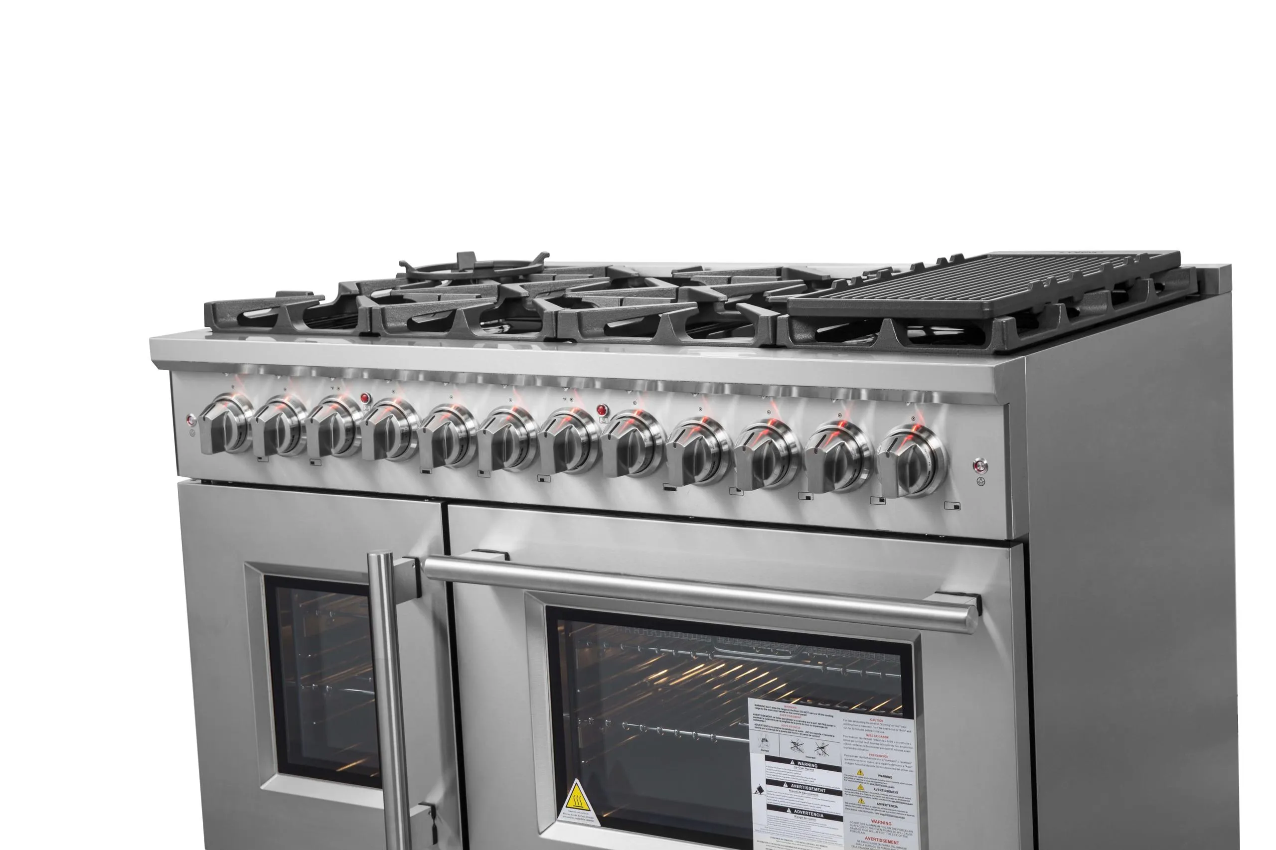 Forno FFSGS632548 Forno Massimo 48 Freestanding French Door Dual Fuel Range