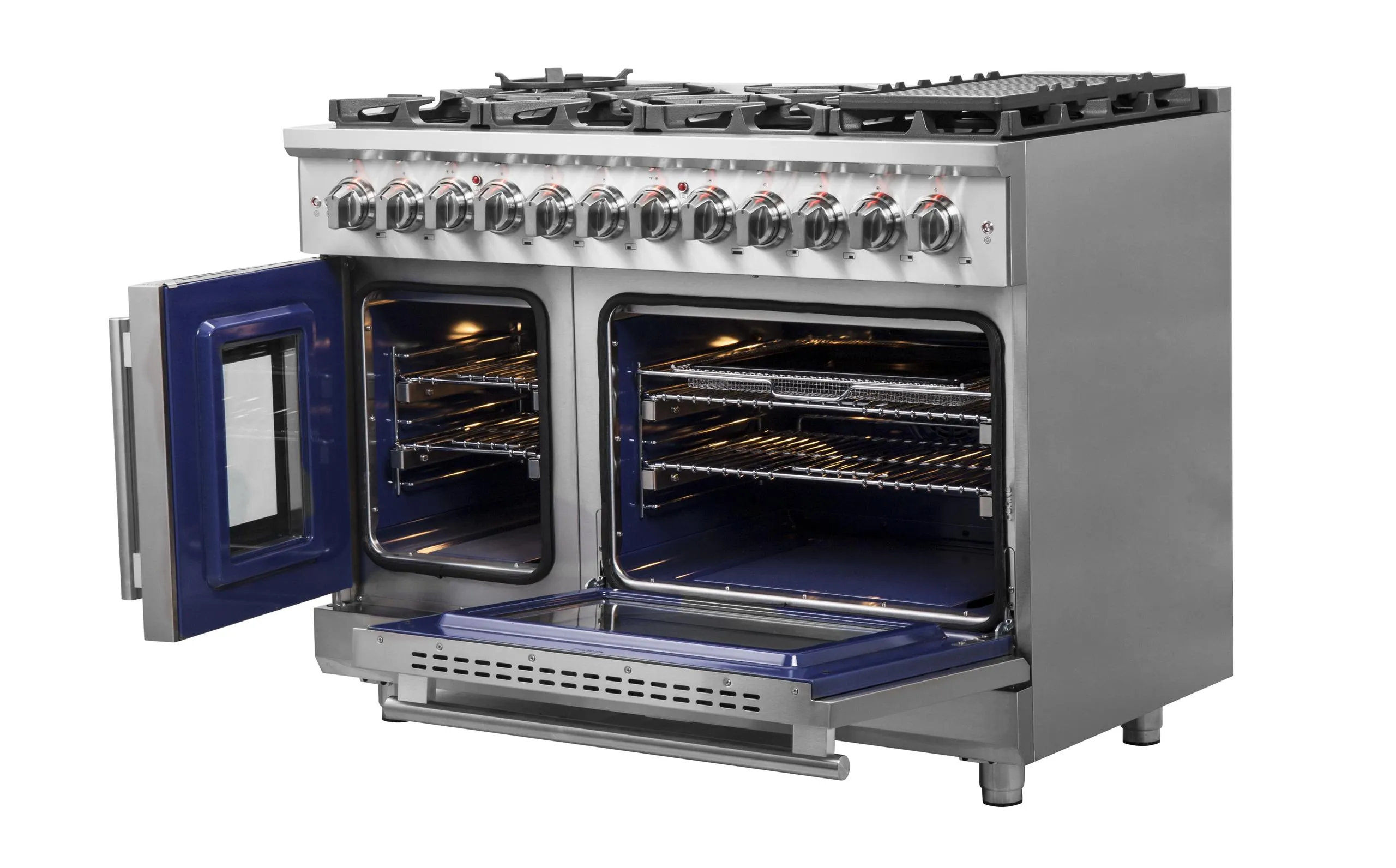 Forno FFSGS632548 Forno Massimo 48 Freestanding French Door Dual Fuel Range
