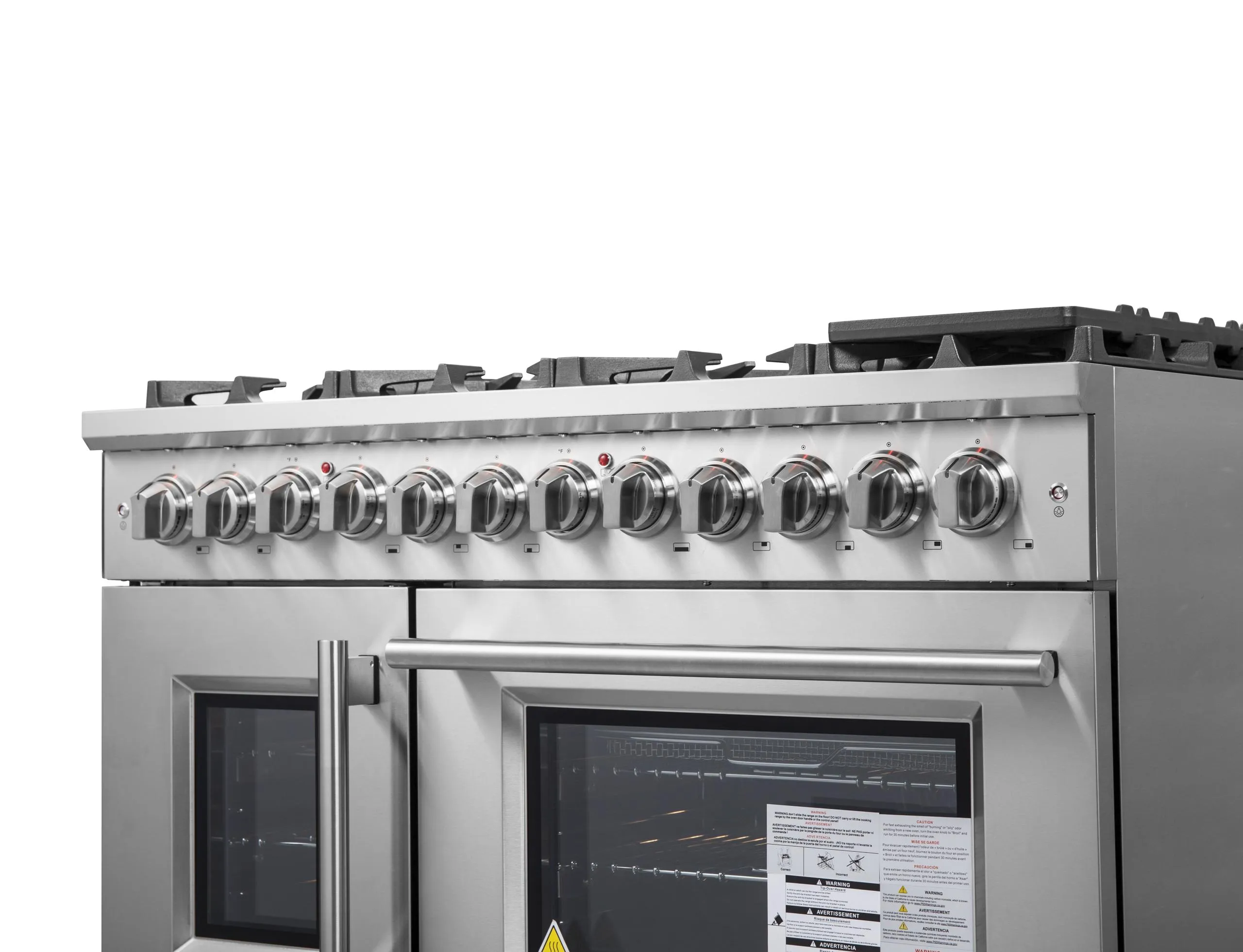 Forno FFSGS632548 Forno Massimo 48 Freestanding French Door Dual Fuel Range