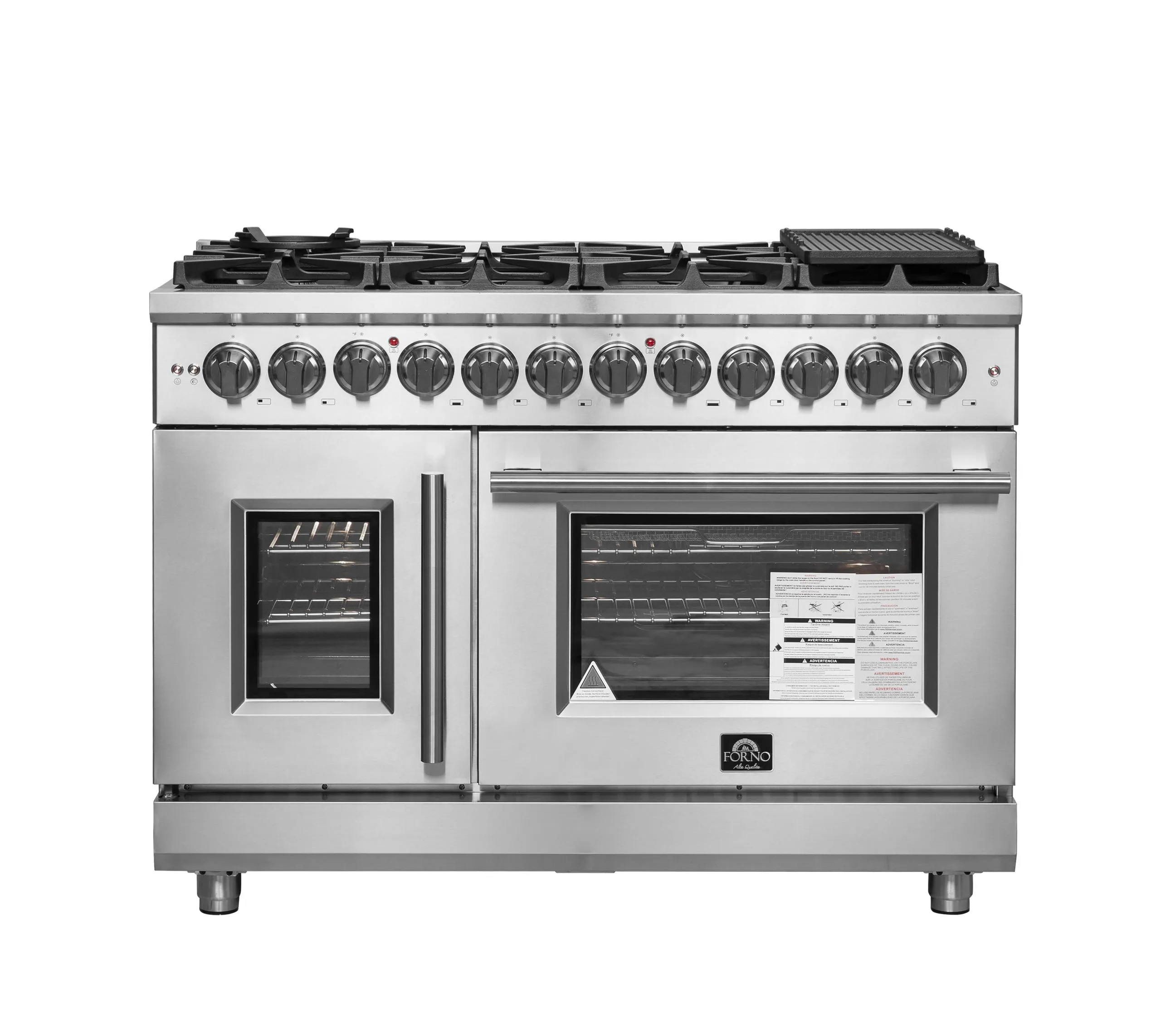 Forno FFSGS632548 Forno Massimo 48 Freestanding French Door Dual Fuel Range