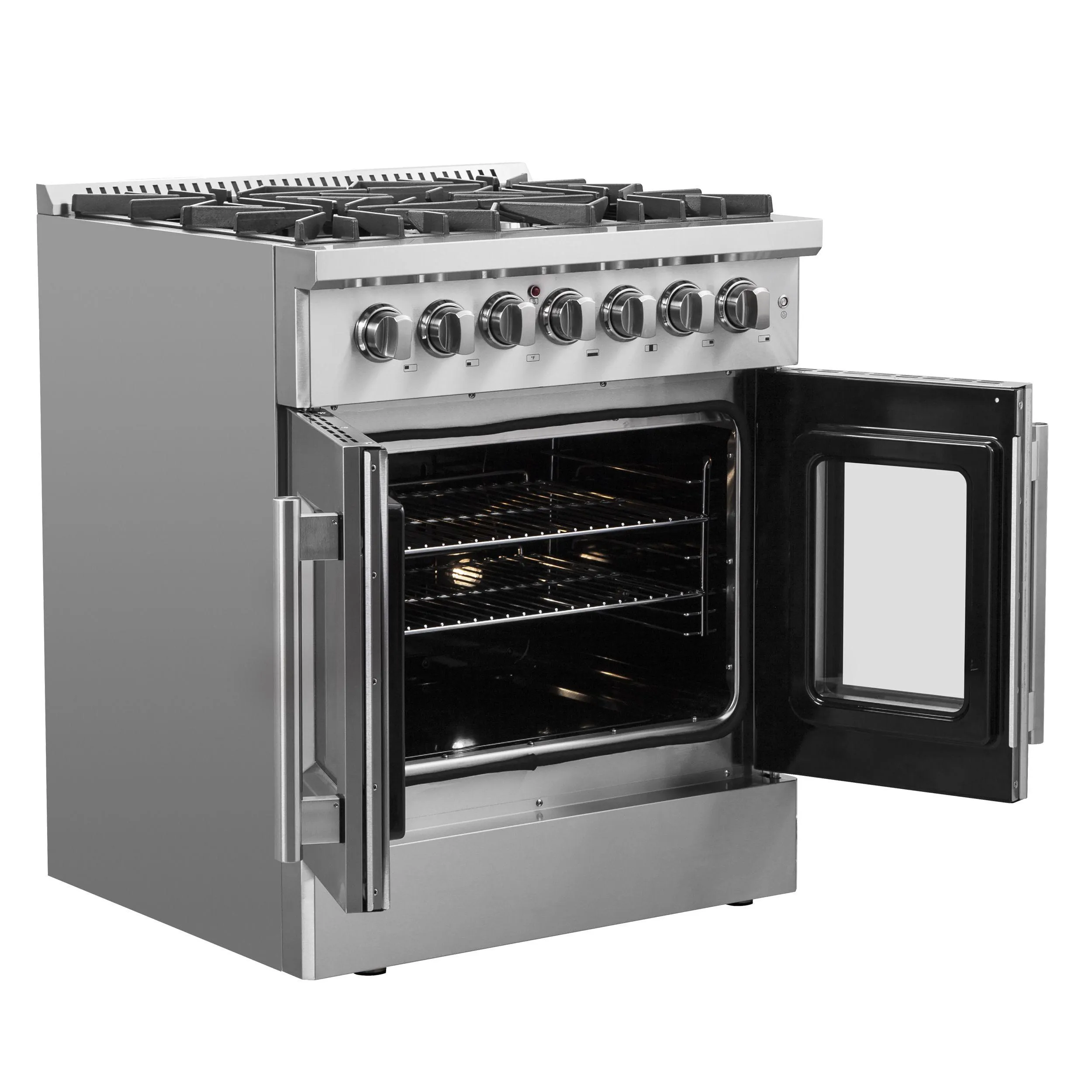 Forno FFSGS635630 Forno Galiano 30 Freestanding French Door Dual Fuel Range