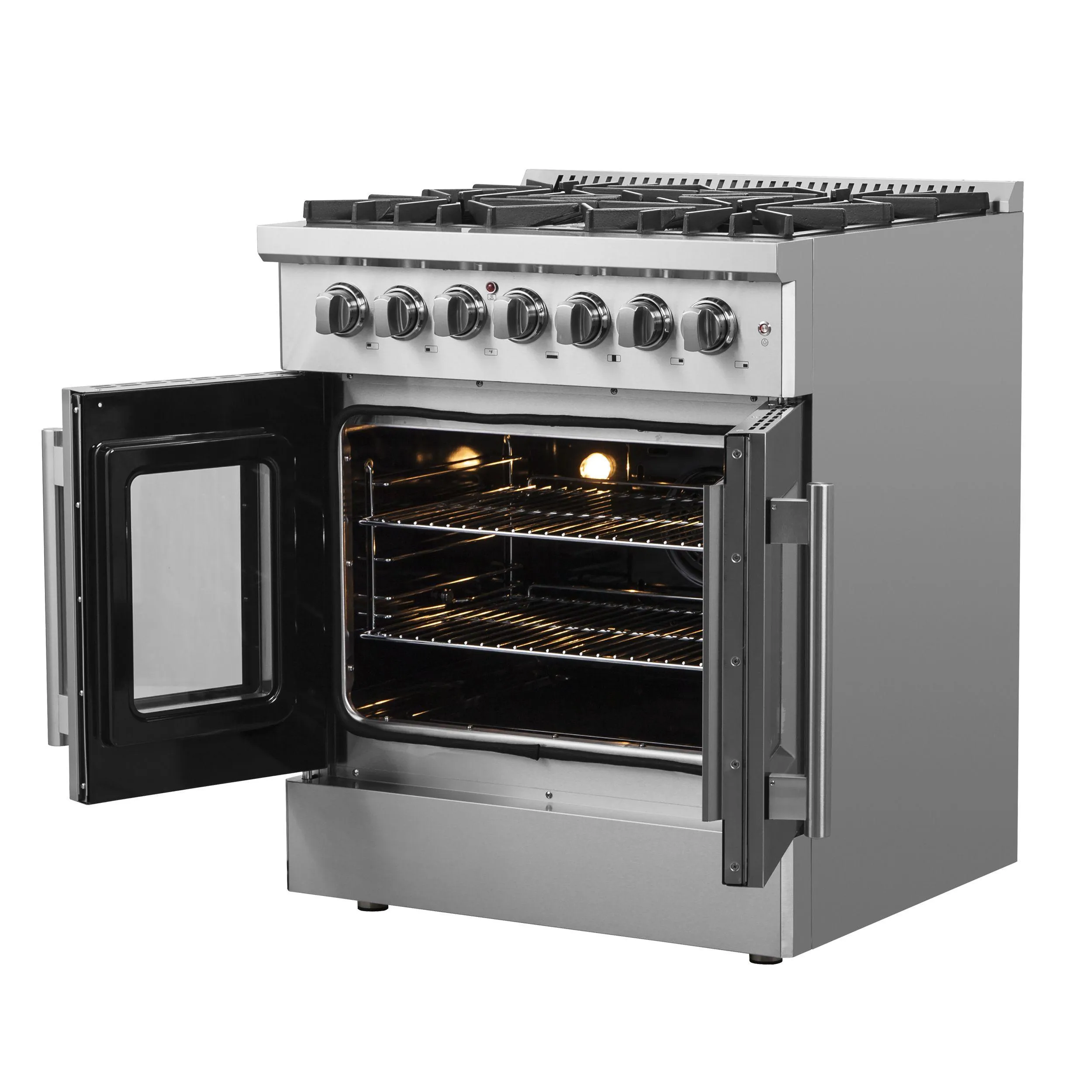 Forno FFSGS635630 Forno Galiano 30 Freestanding French Door Dual Fuel Range
