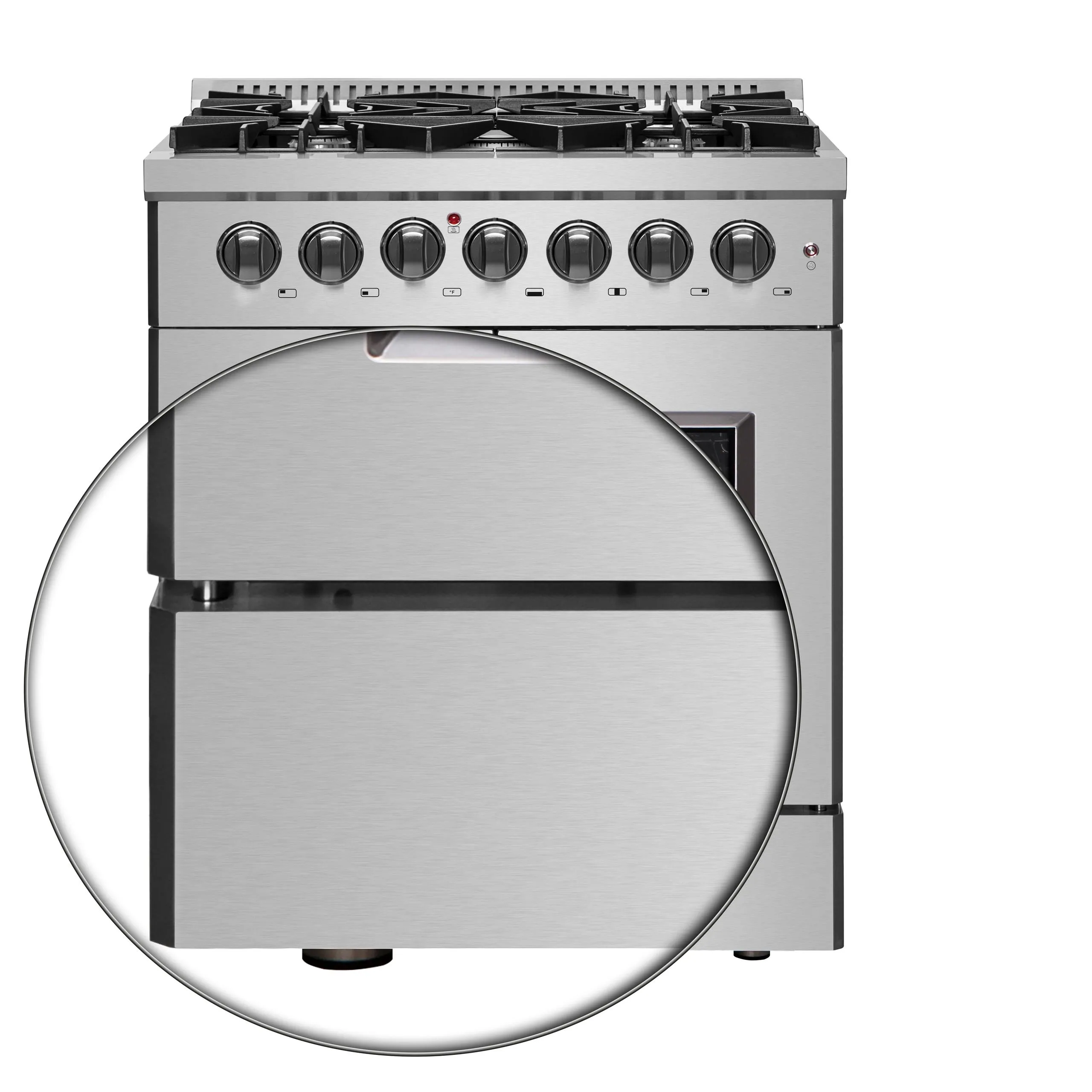 Forno FFSGS635630 Forno Galiano 30 Freestanding French Door Dual Fuel Range