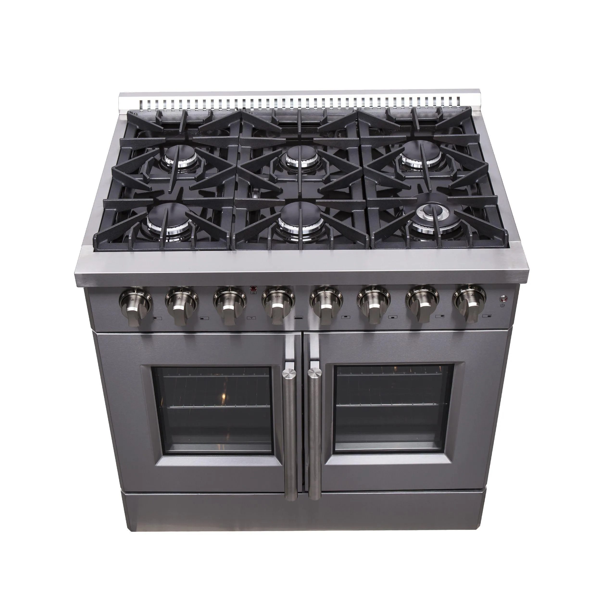 Forno FFSGS635636 Forno Galiano 36 Freestanding French Door Dual Fuel Range