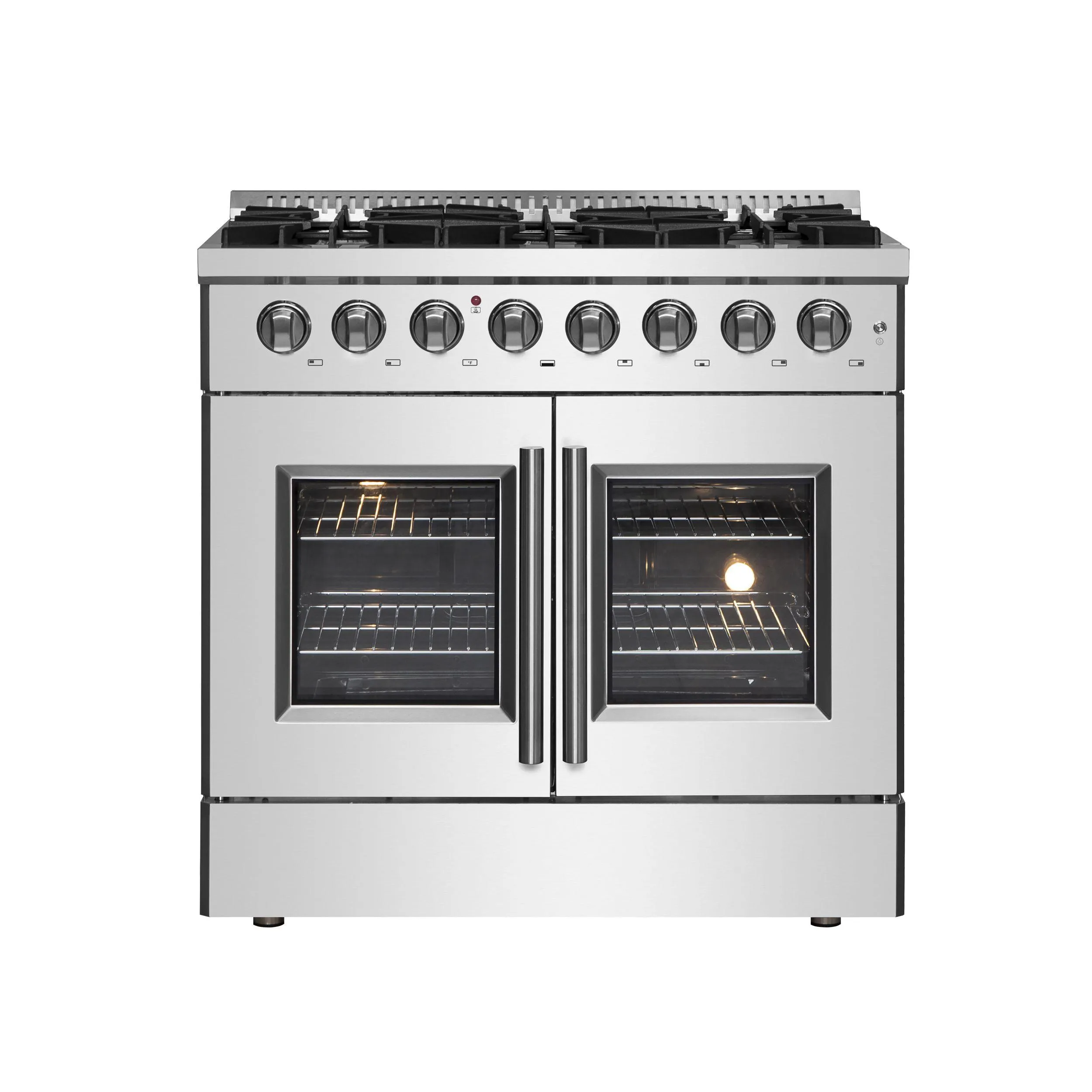 Forno FFSGS635636 Forno Galiano 36 Freestanding French Door Dual Fuel Range