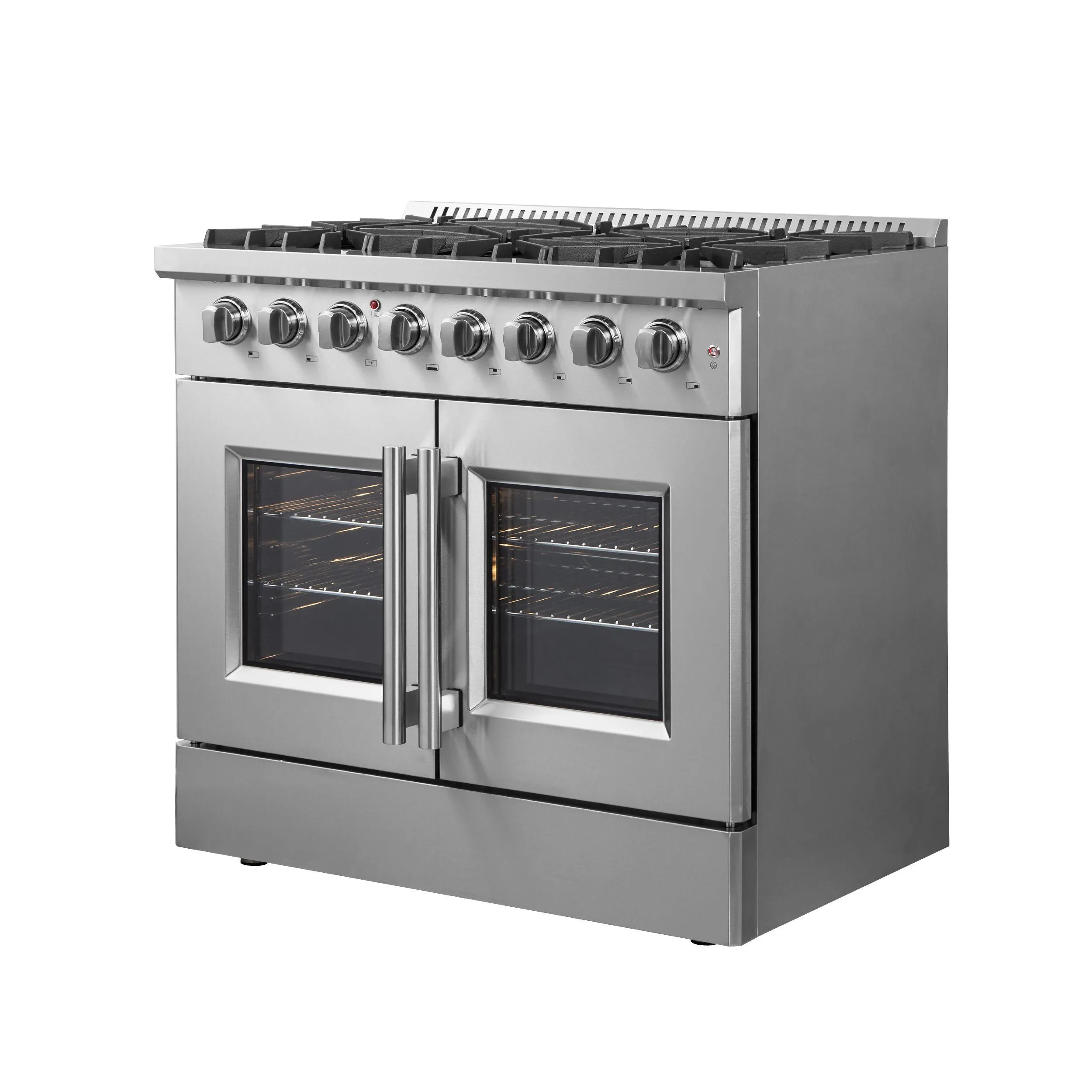 Forno FFSGS635636 Forno Galiano 36 Freestanding French Door Dual Fuel Range