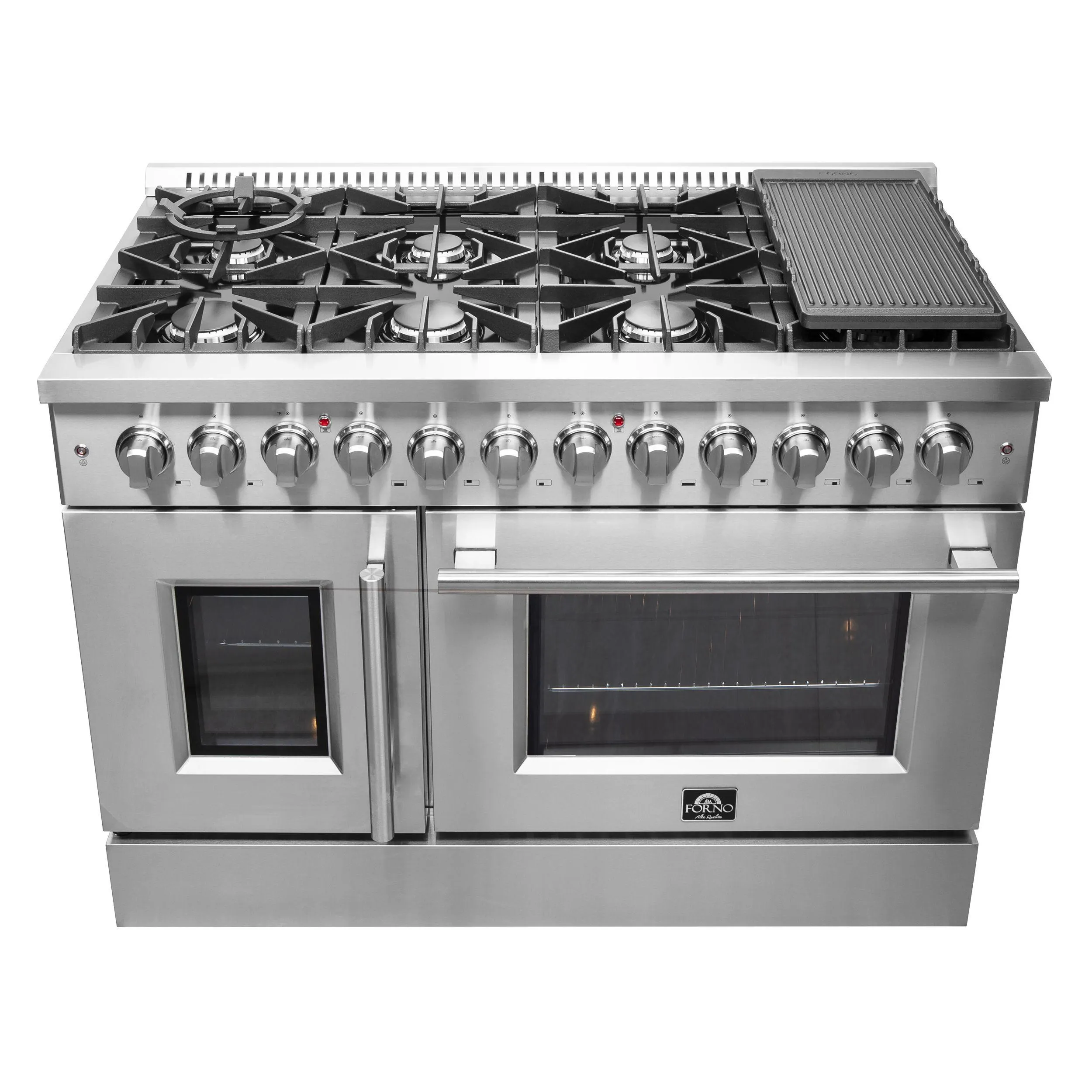 Forno FFSGS635648 Forno Galiano 48 Freestanding French Door Dual Fuel Range