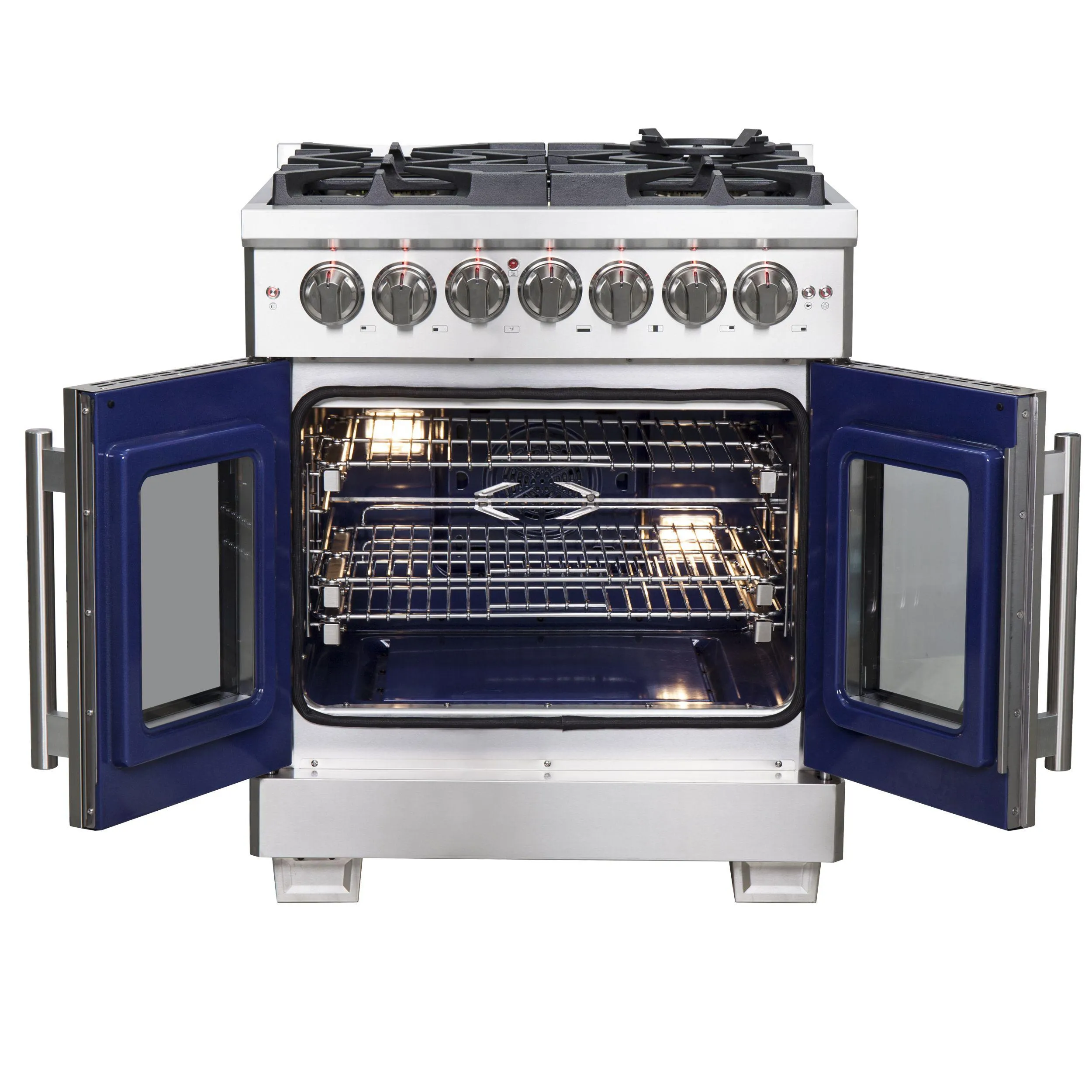 Forno FFSGS638730 Forno Capriasca 30 Freestanding French Door Dual Fuel Range