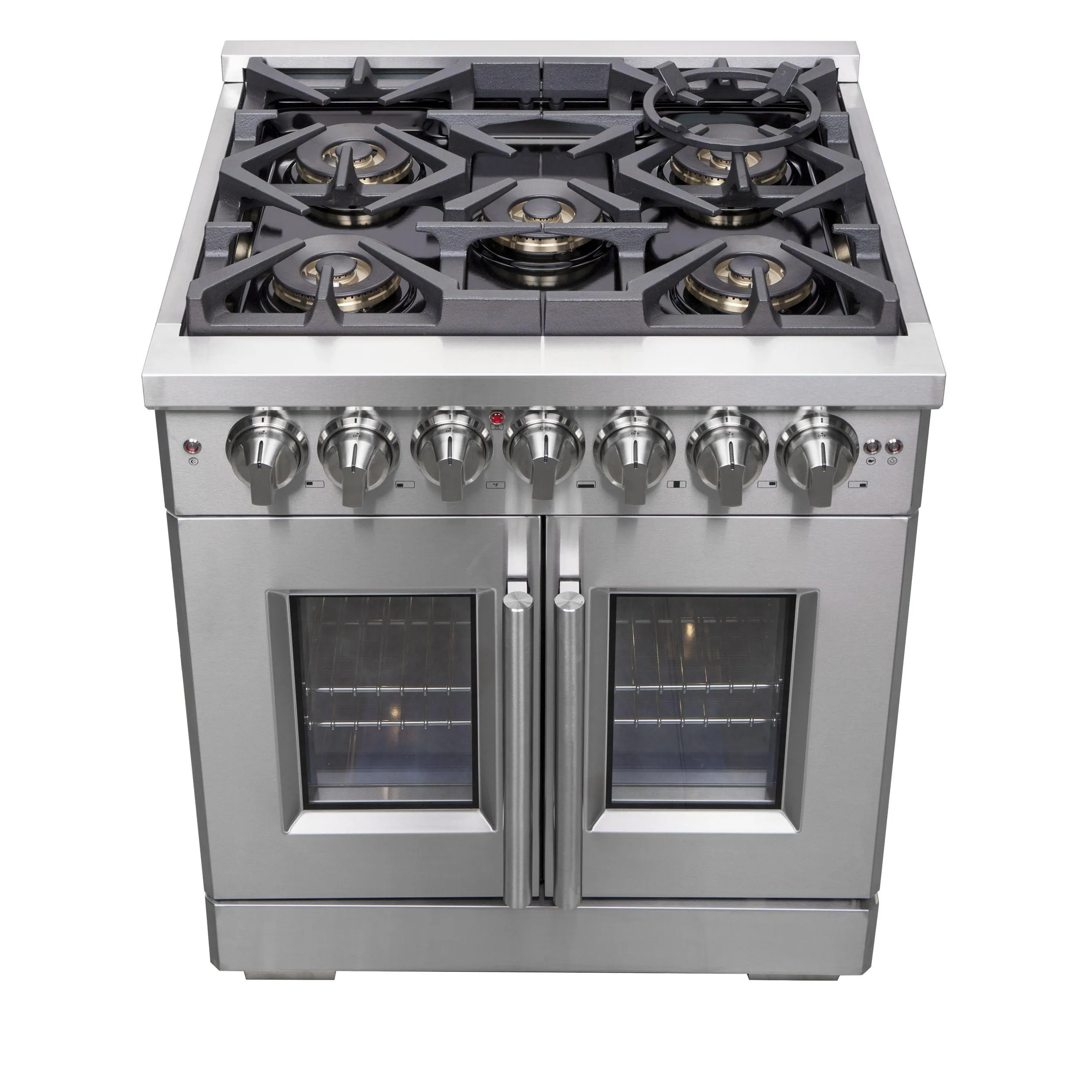 Forno FFSGS638730 Forno Capriasca 30 Freestanding French Door Dual Fuel Range