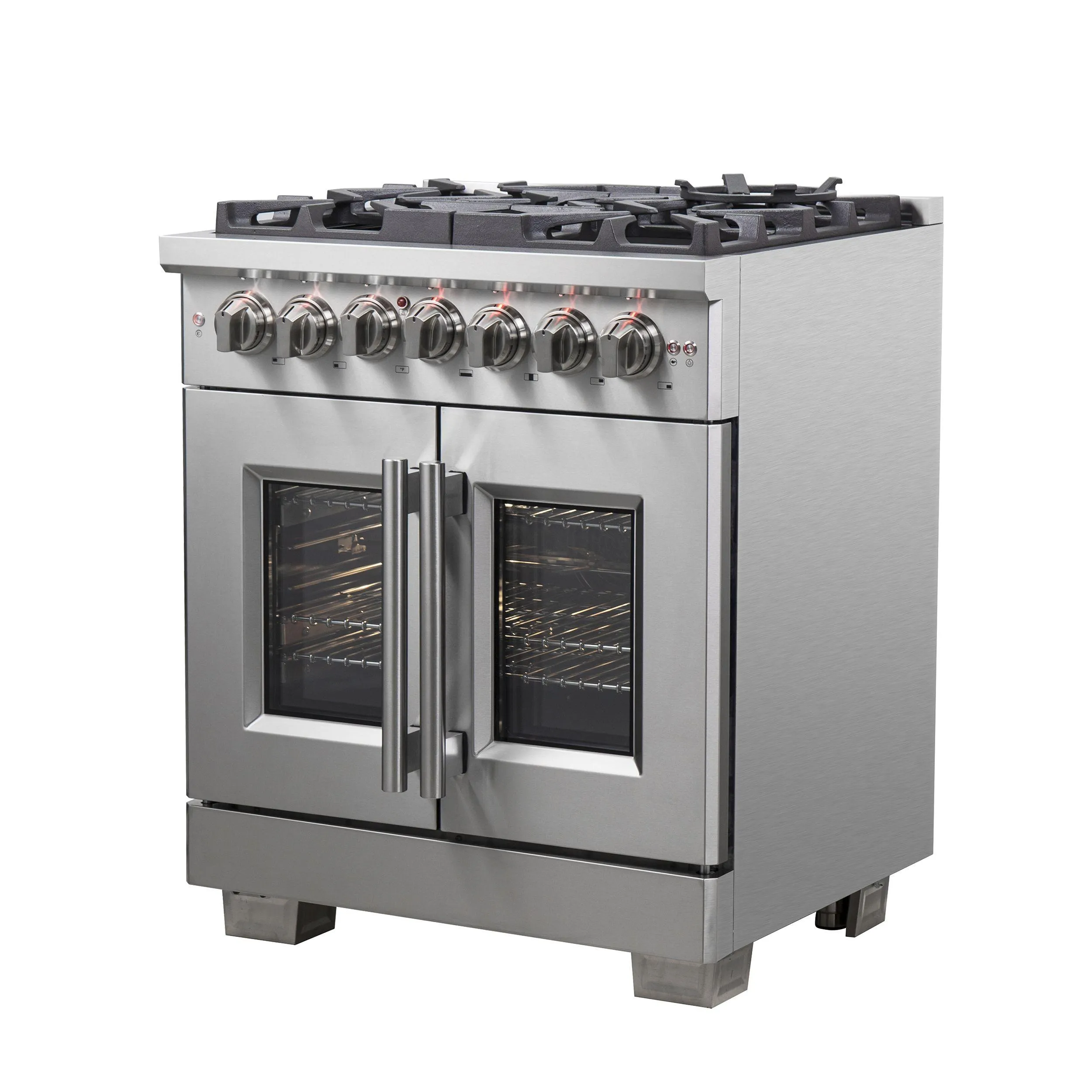 Forno FFSGS638730 Forno Capriasca 30 Freestanding French Door Dual Fuel Range