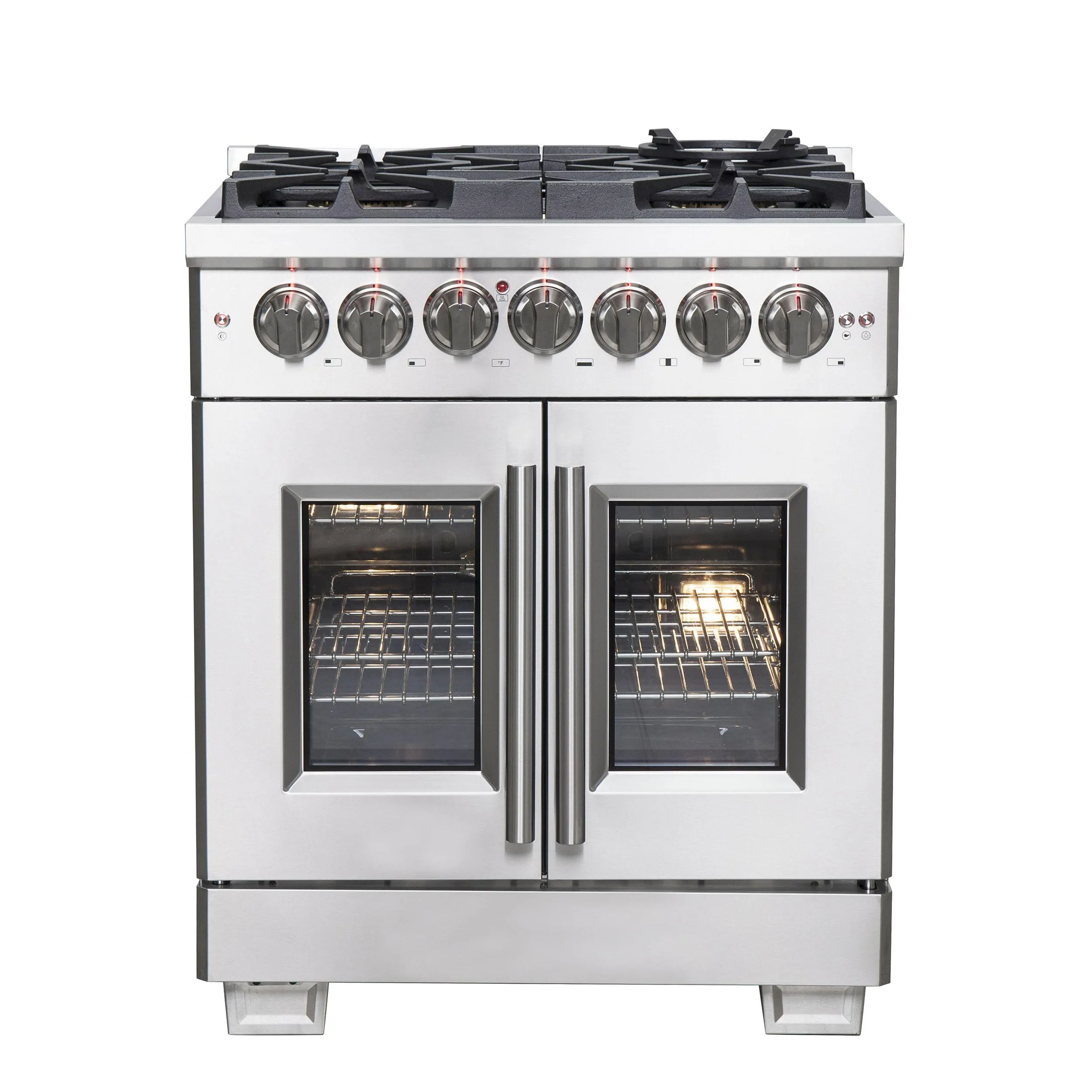 Forno FFSGS638730 Forno Capriasca 30 Freestanding French Door Dual Fuel Range