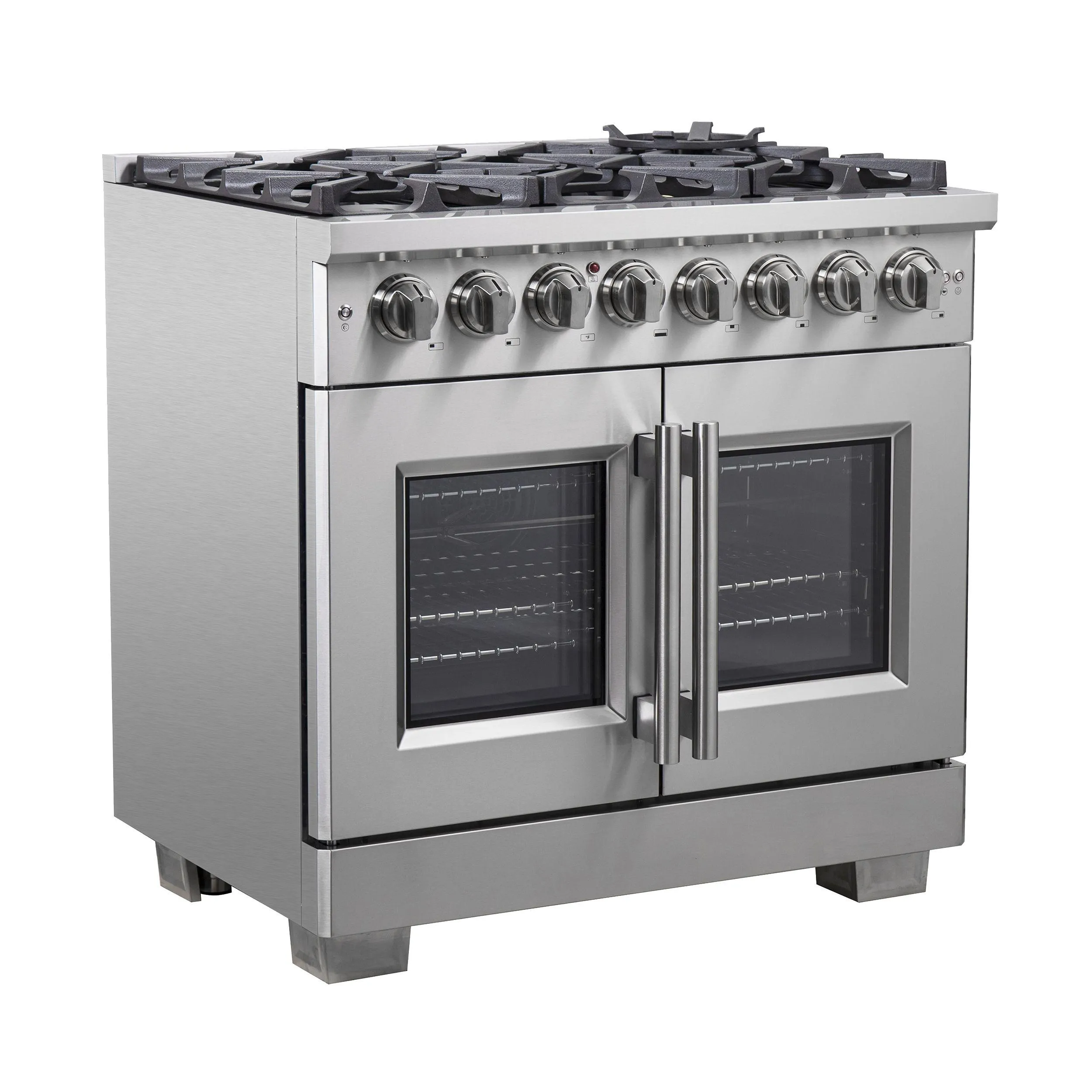 Forno FFSGS638736 Forno Capriasca 36 Freestanding French Door Dual Fuel Range