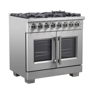 Forno FFSGS638736 Forno Capriasca 36 Freestanding French Door Dual Fuel Range
