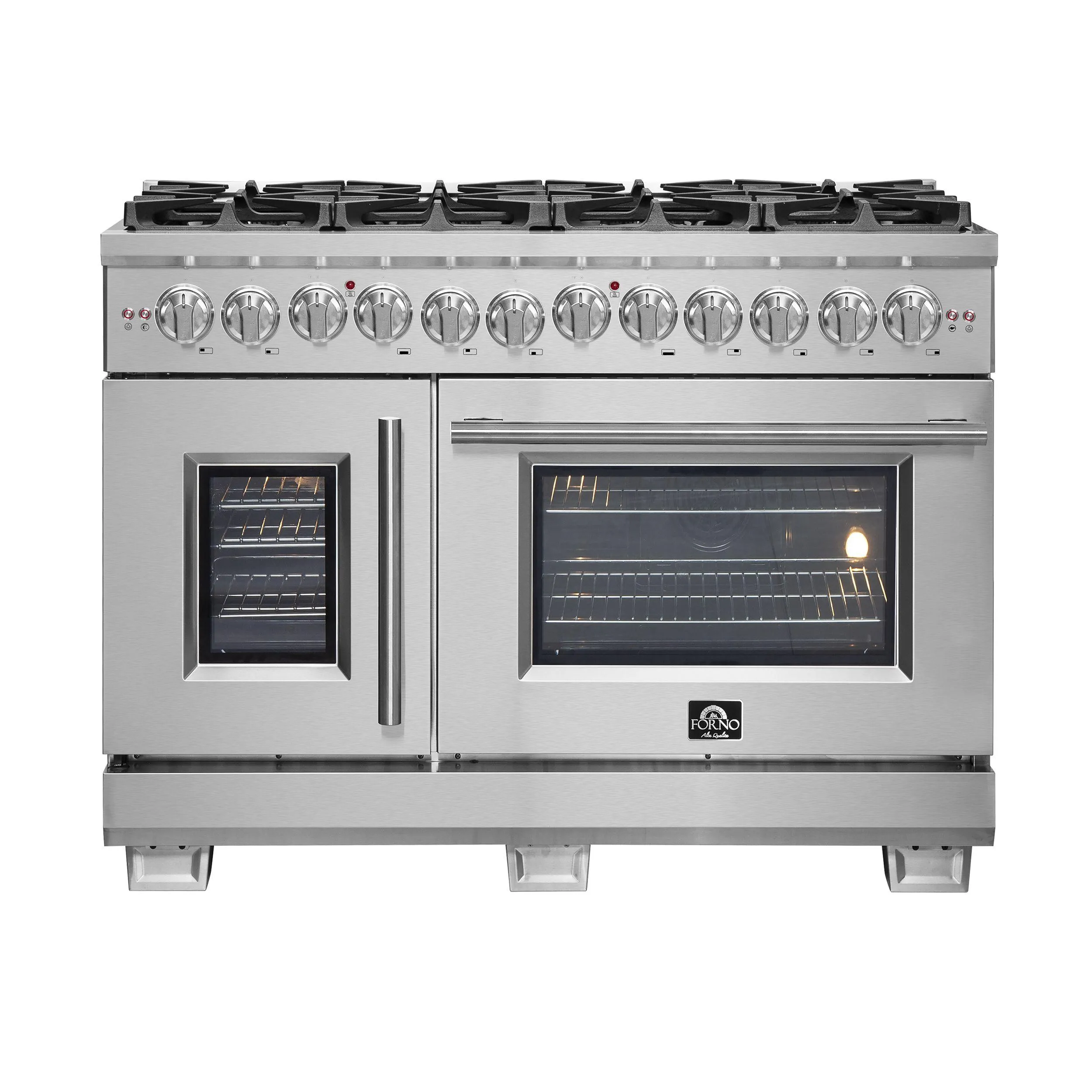 Forno FFSGS638748 Forno Capriasca 48 Freestanding French Door Dual Fuel Range