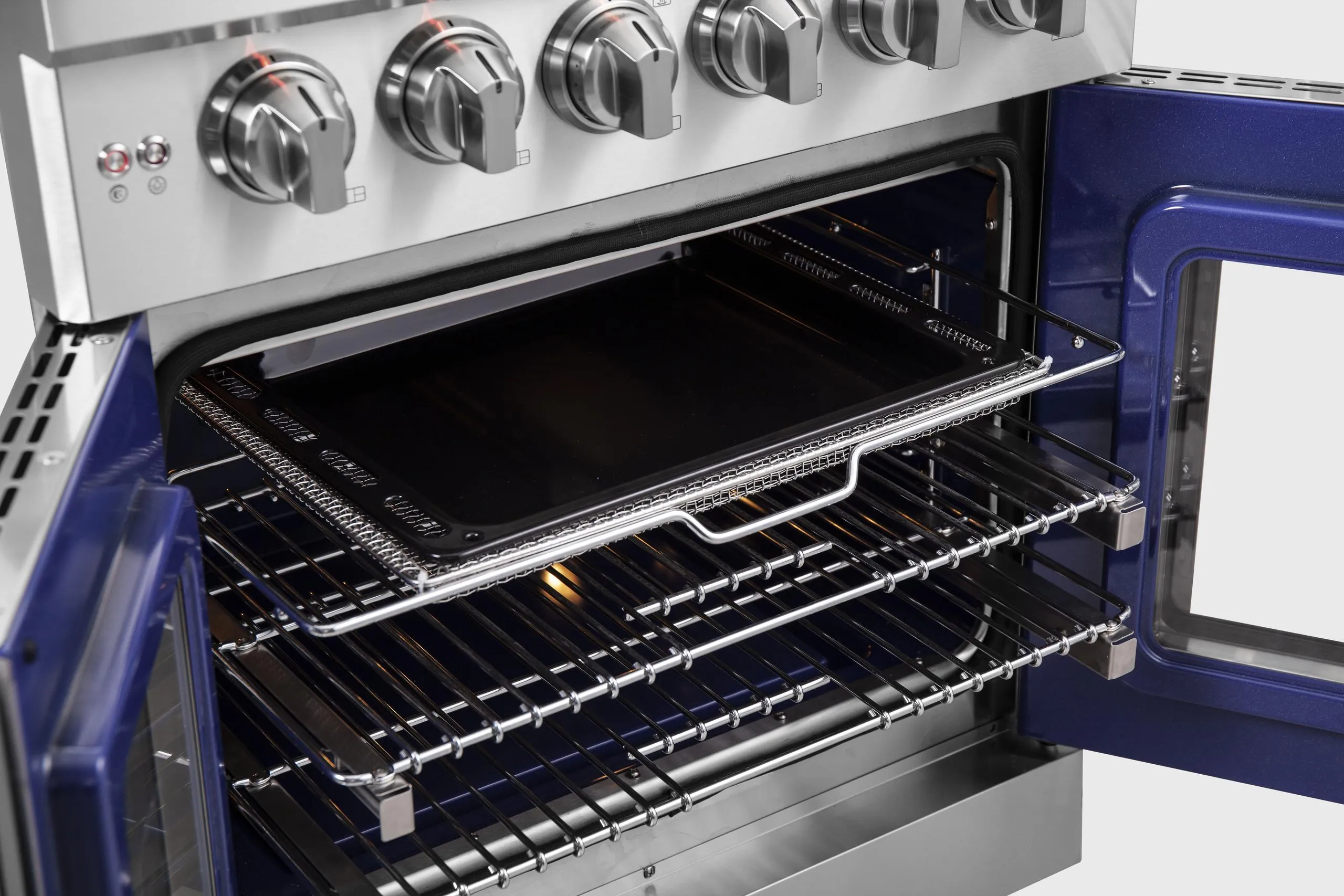 Forno FFSGS643930 Forno Massimo 30 Freestanding French Door Gas Convection Range