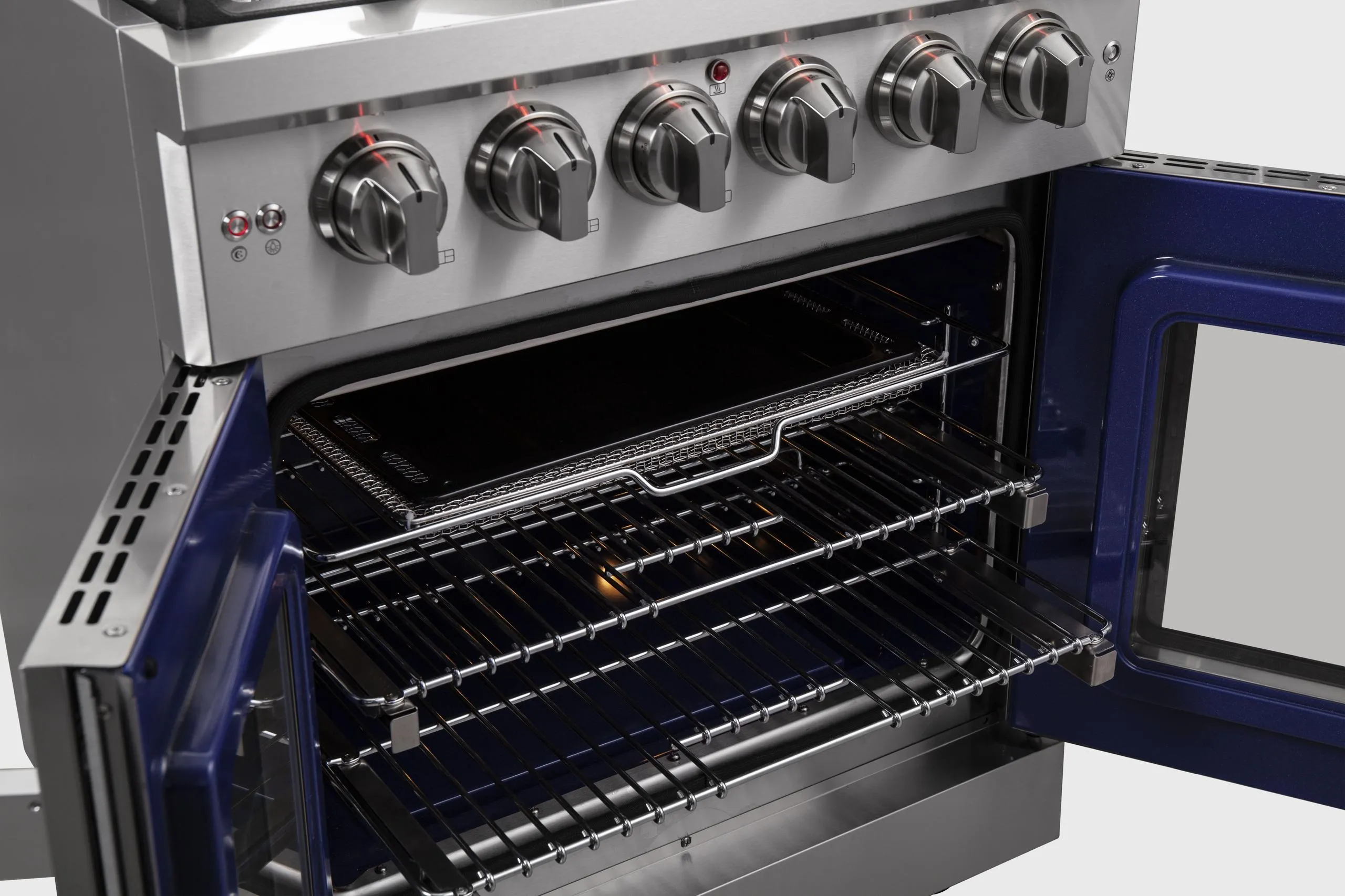 Forno FFSGS643930 Forno Massimo 30 Freestanding French Door Gas Convection Range