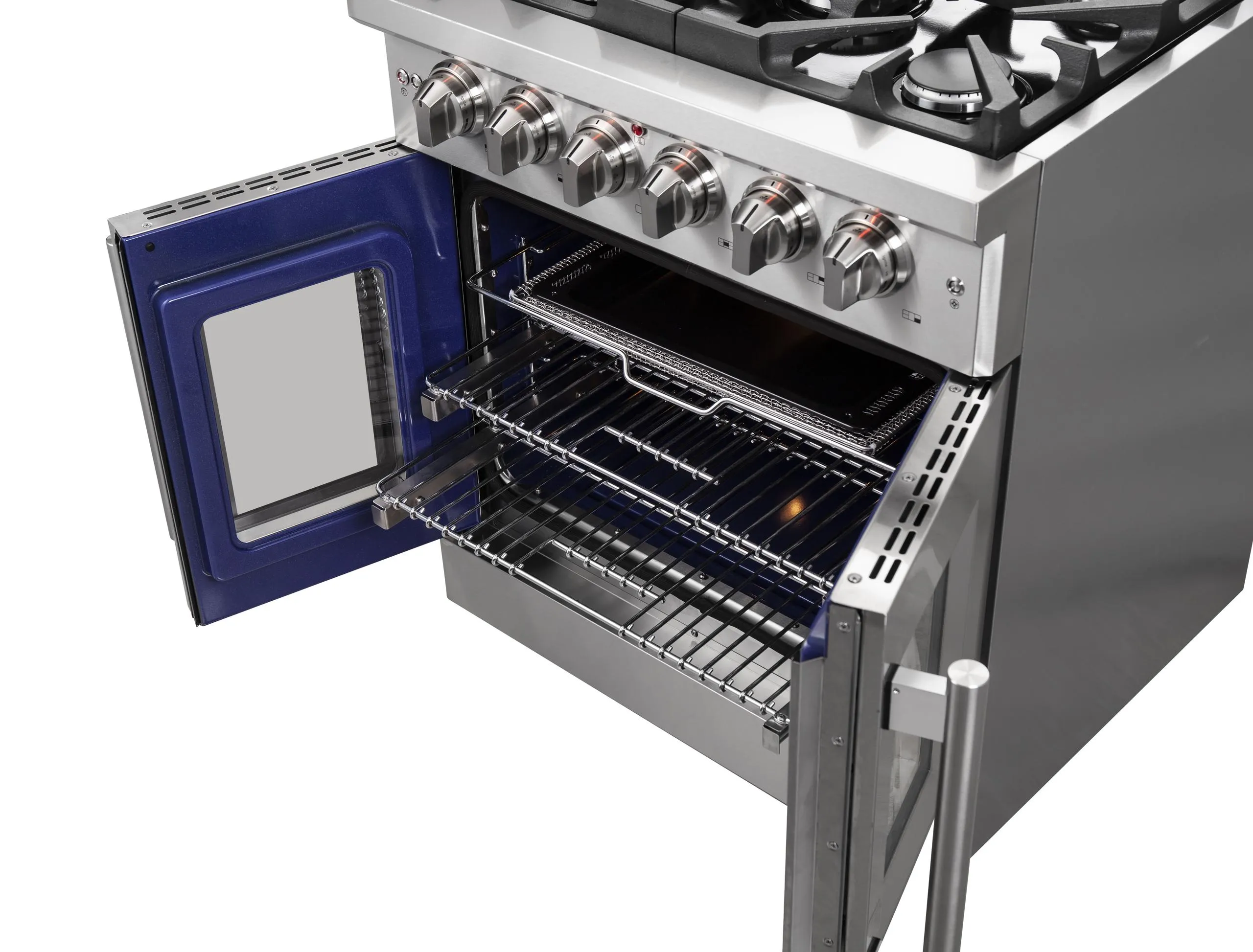 Forno FFSGS643930 Forno Massimo 30 Freestanding French Door Gas Convection Range
