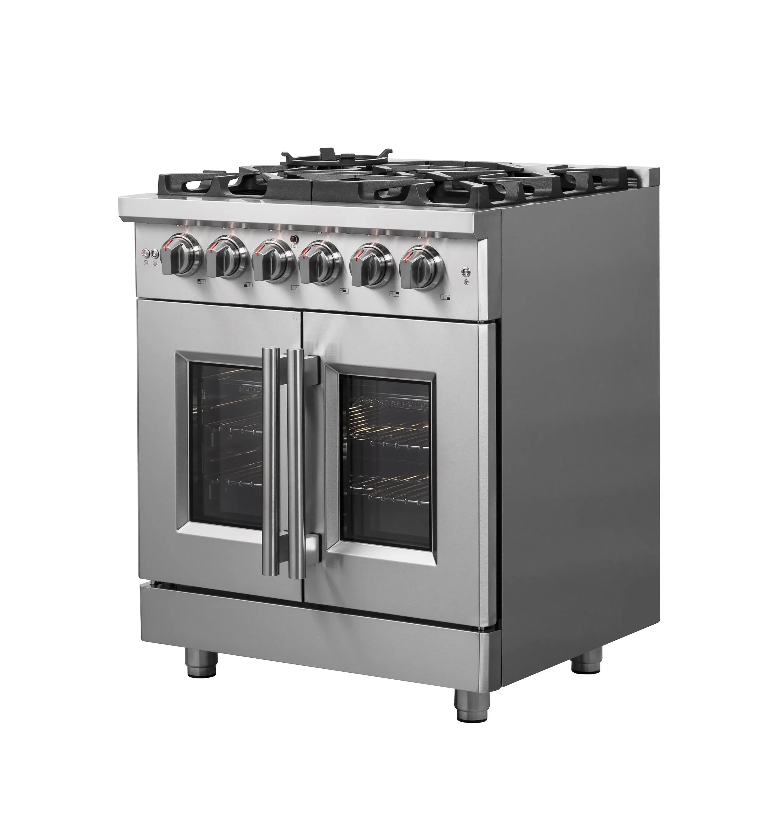 Forno FFSGS643930 Forno Massimo 30 Freestanding French Door Gas Convection Range