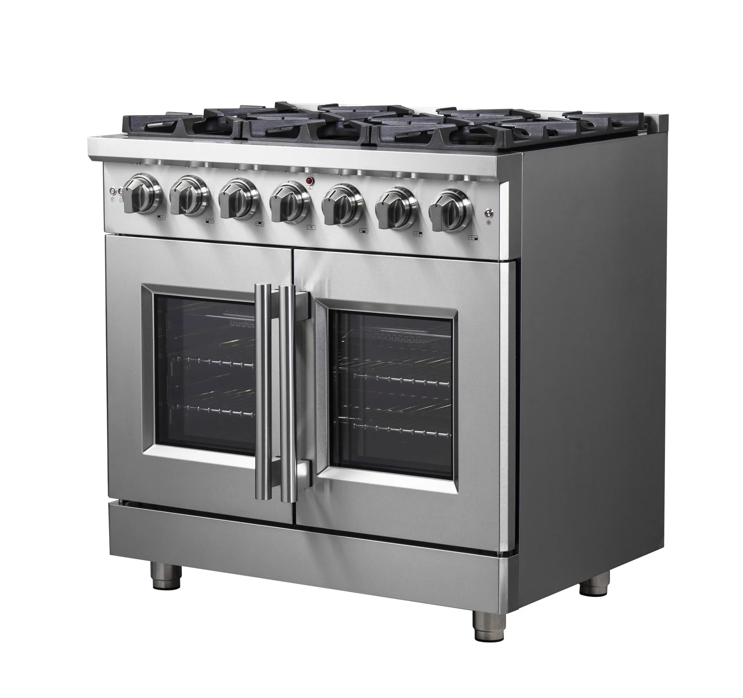Forno FFSGS643936 Forno Massimo 36 Freestanding French Door Gas Convection Range
