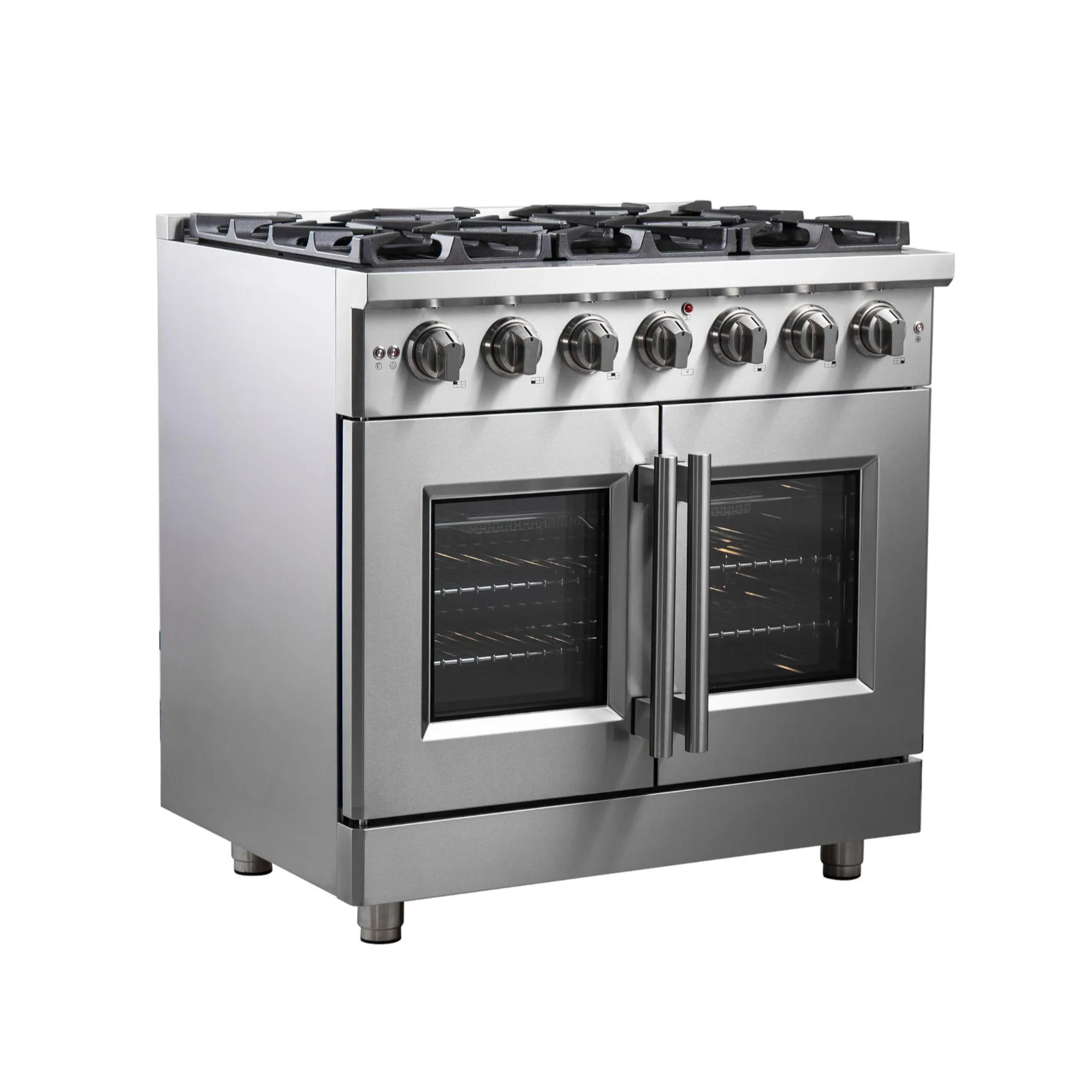 Forno FFSGS643936 Forno Massimo 36 Freestanding French Door Gas Convection Range