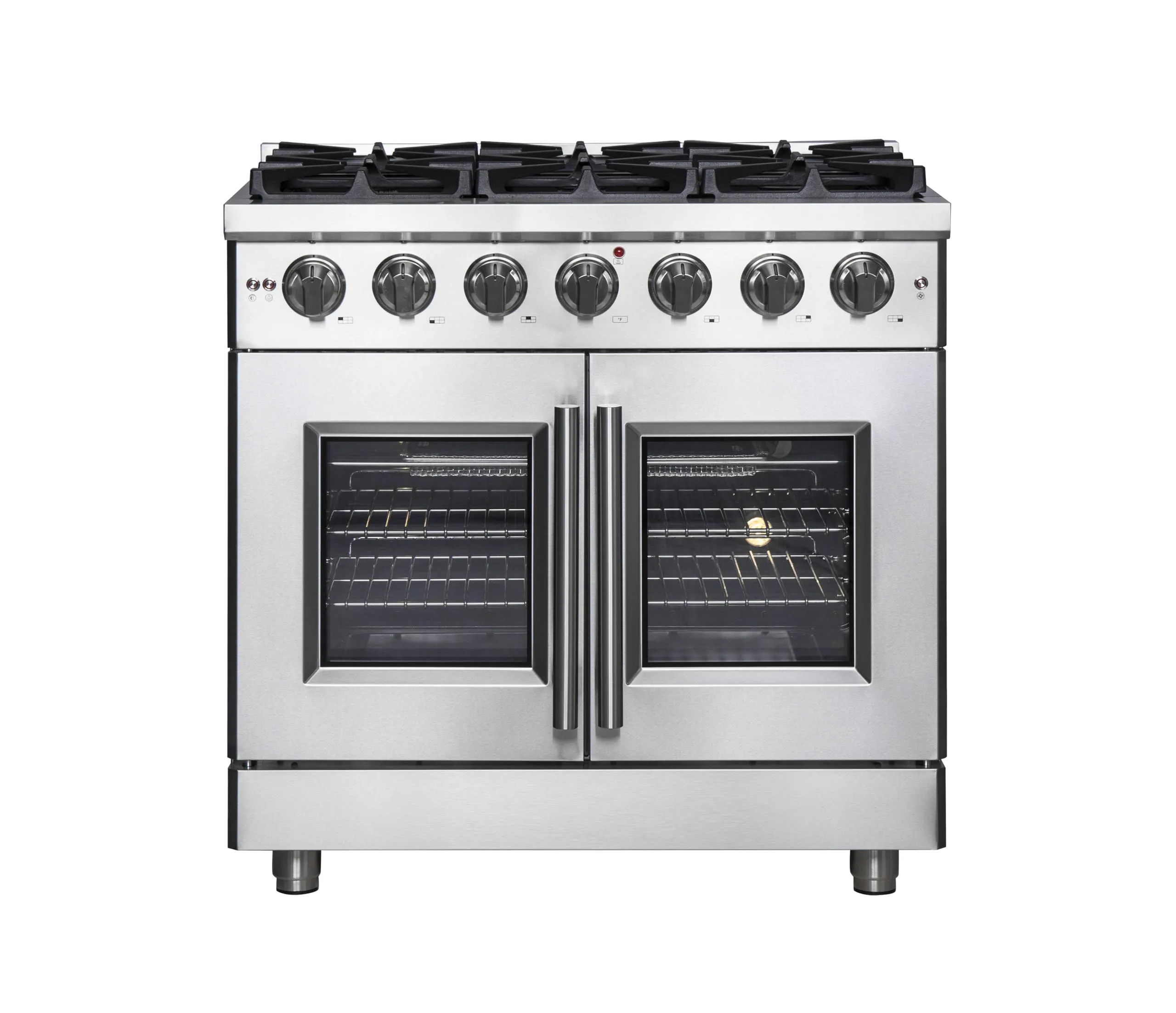 Forno FFSGS643936 Forno Massimo 36 Freestanding French Door Gas Convection Range