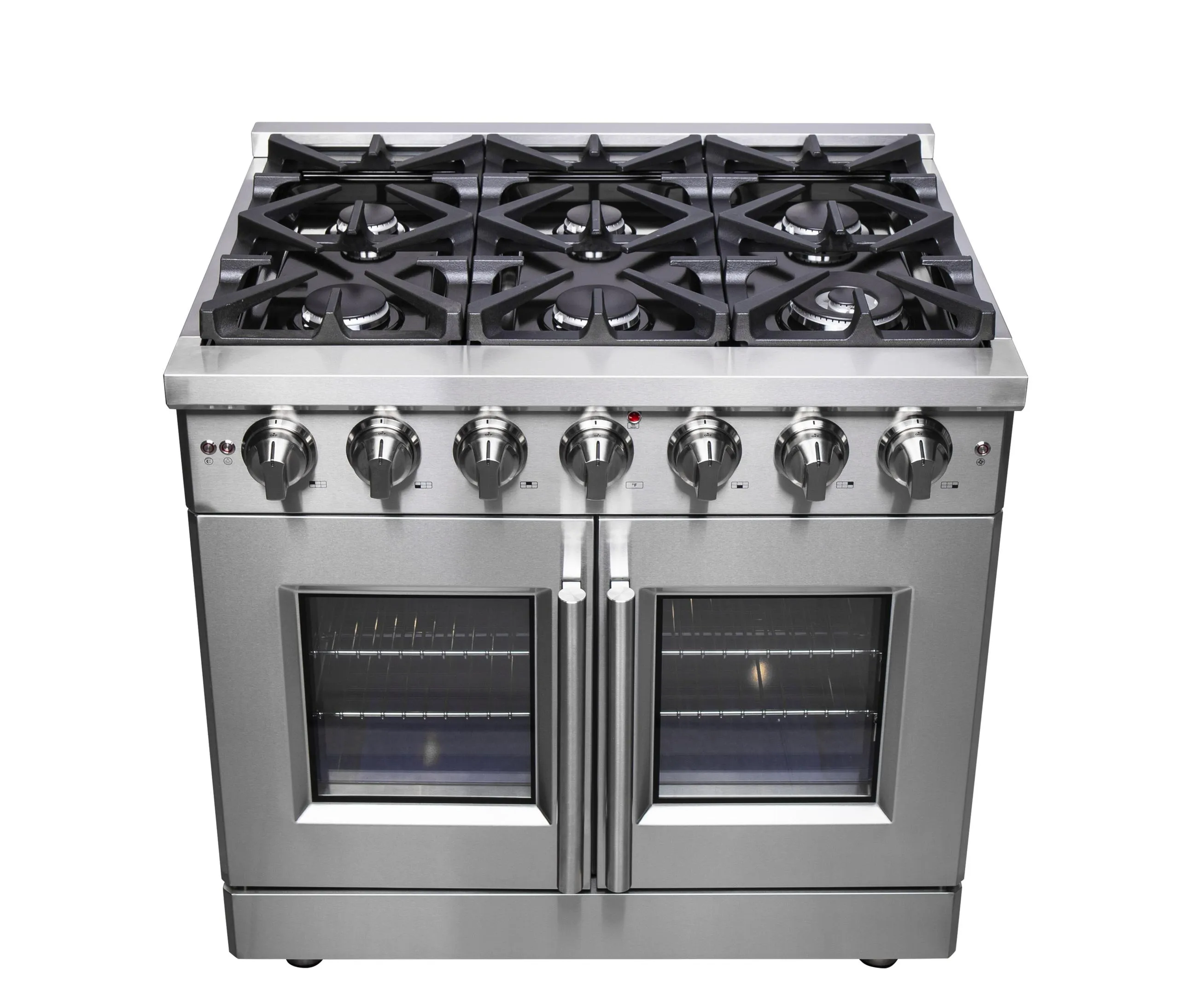 Forno FFSGS643936 Forno Massimo 36 Freestanding French Door Gas Convection Range