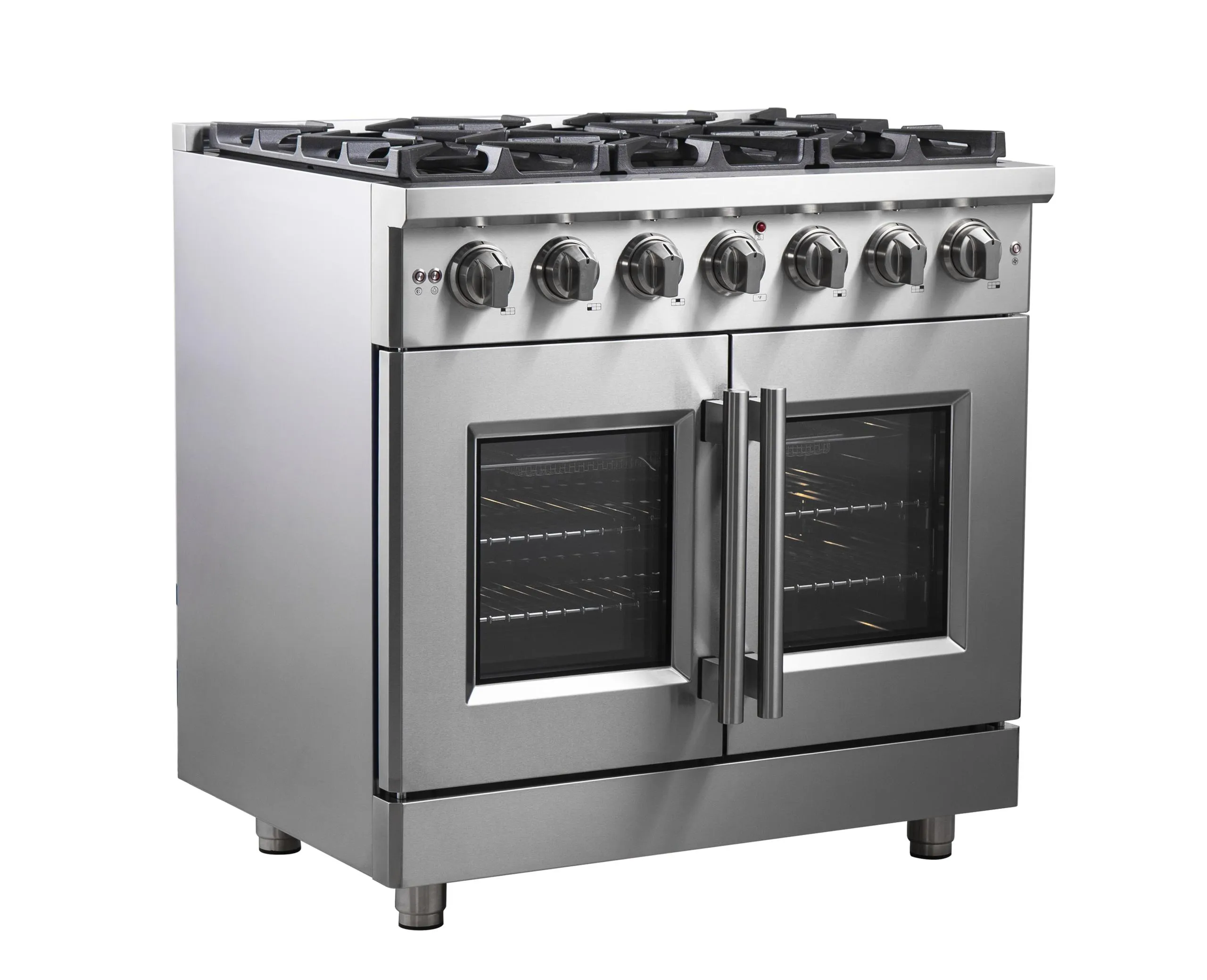 Forno FFSGS643936 Forno Massimo 36 Freestanding French Door Gas Convection Range