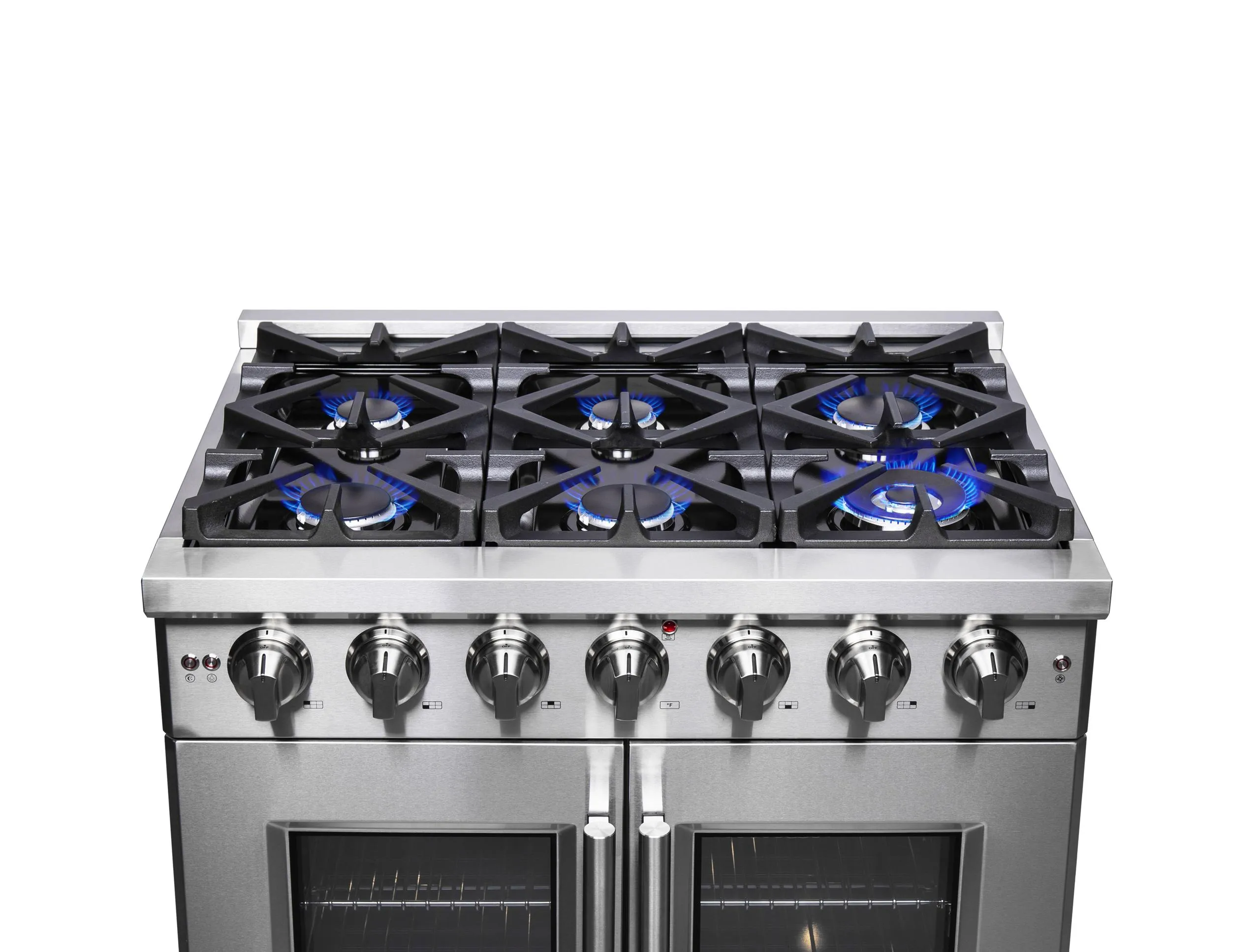 Forno FFSGS643936 Forno Massimo 36 Freestanding French Door Gas Convection Range