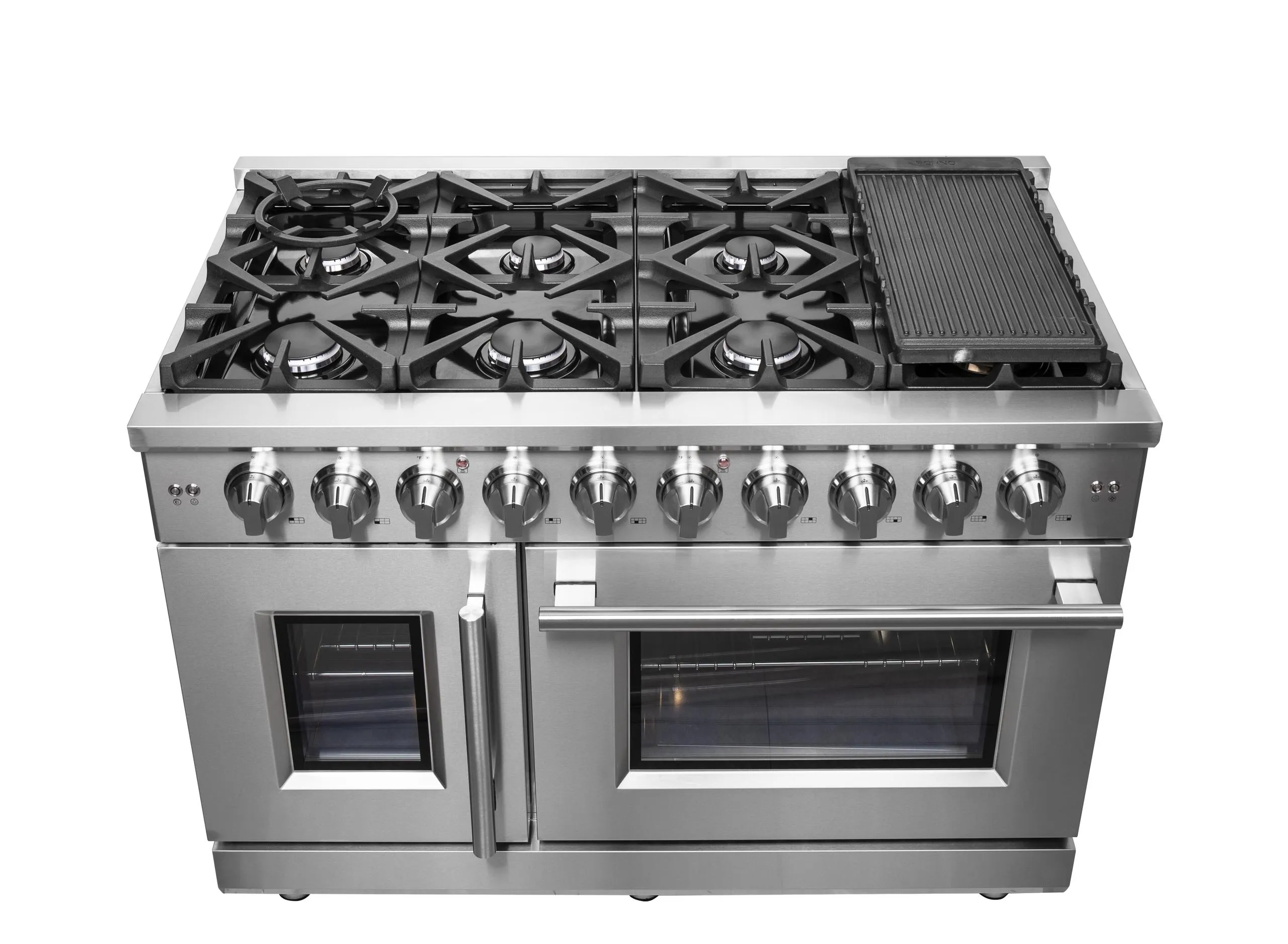 Forno FFSGS643948 Forno Massimo 48 Freestanding French Door Gas Convection Range