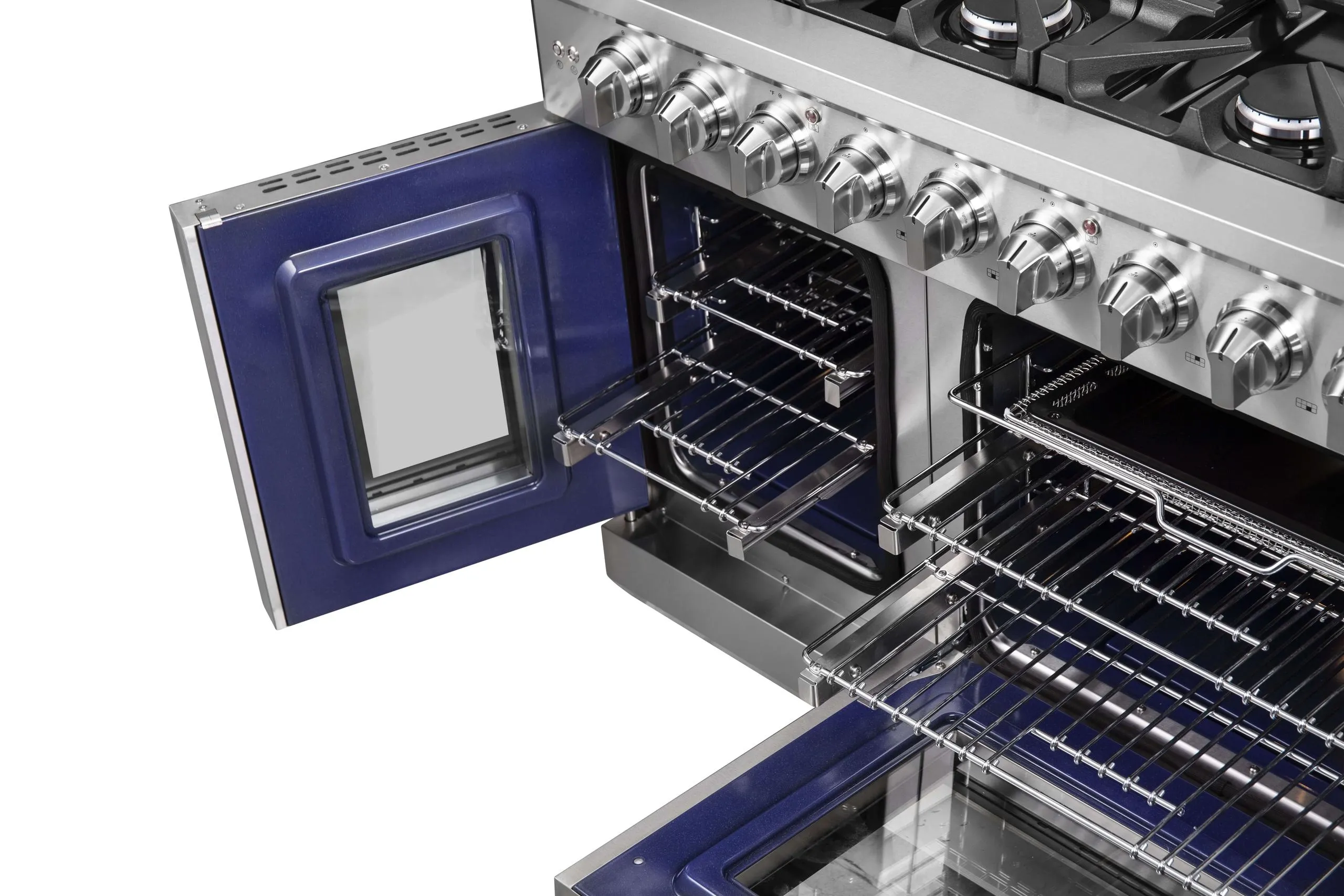 Forno FFSGS643948 Forno Massimo 48 Freestanding French Door Gas Convection Range