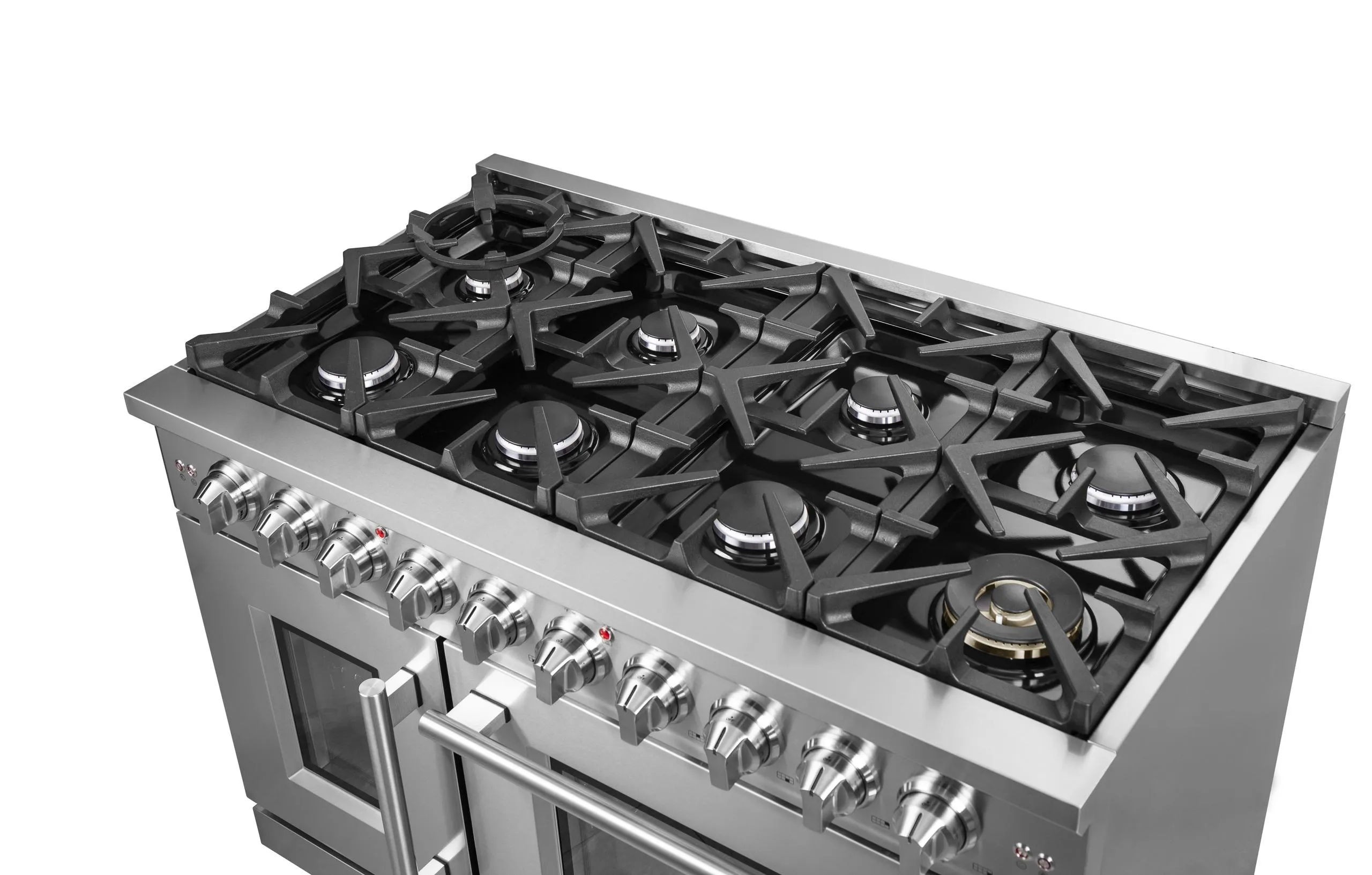 Forno FFSGS643948 Forno Massimo 48 Freestanding French Door Gas Convection Range