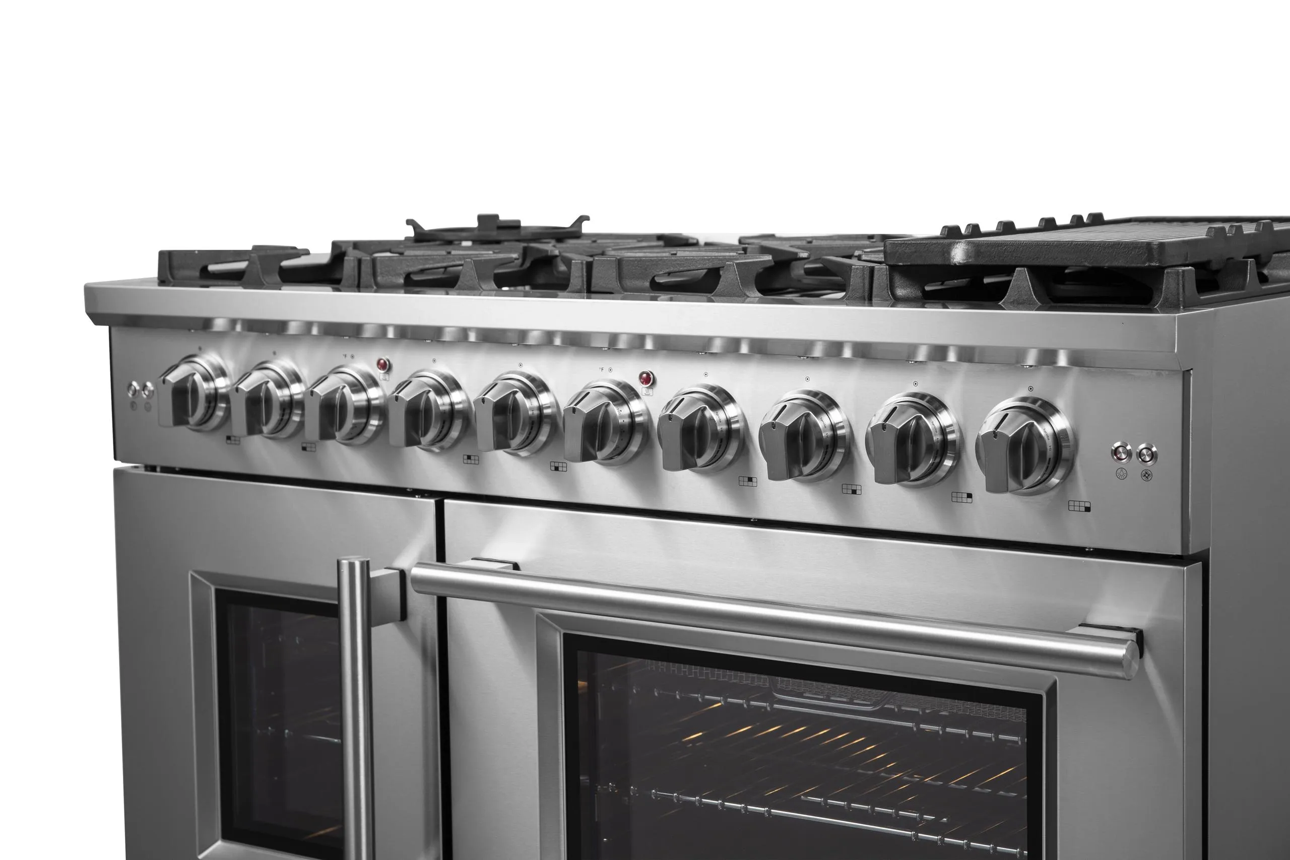 Forno FFSGS643948 Forno Massimo 48 Freestanding French Door Gas Convection Range