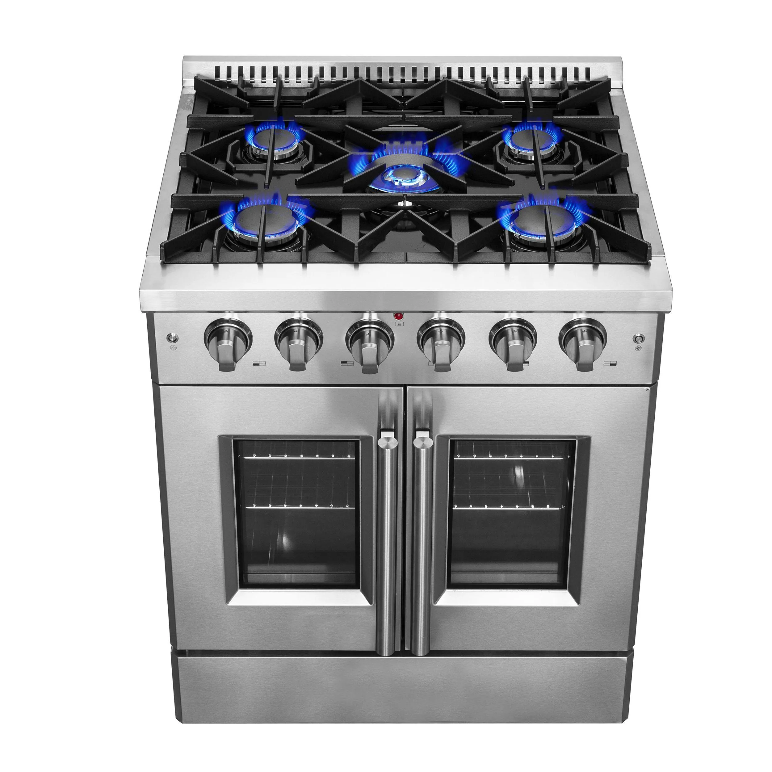 Forno FFSGS644430 Forno Galiano 30 Freestanding French Door Gas Range