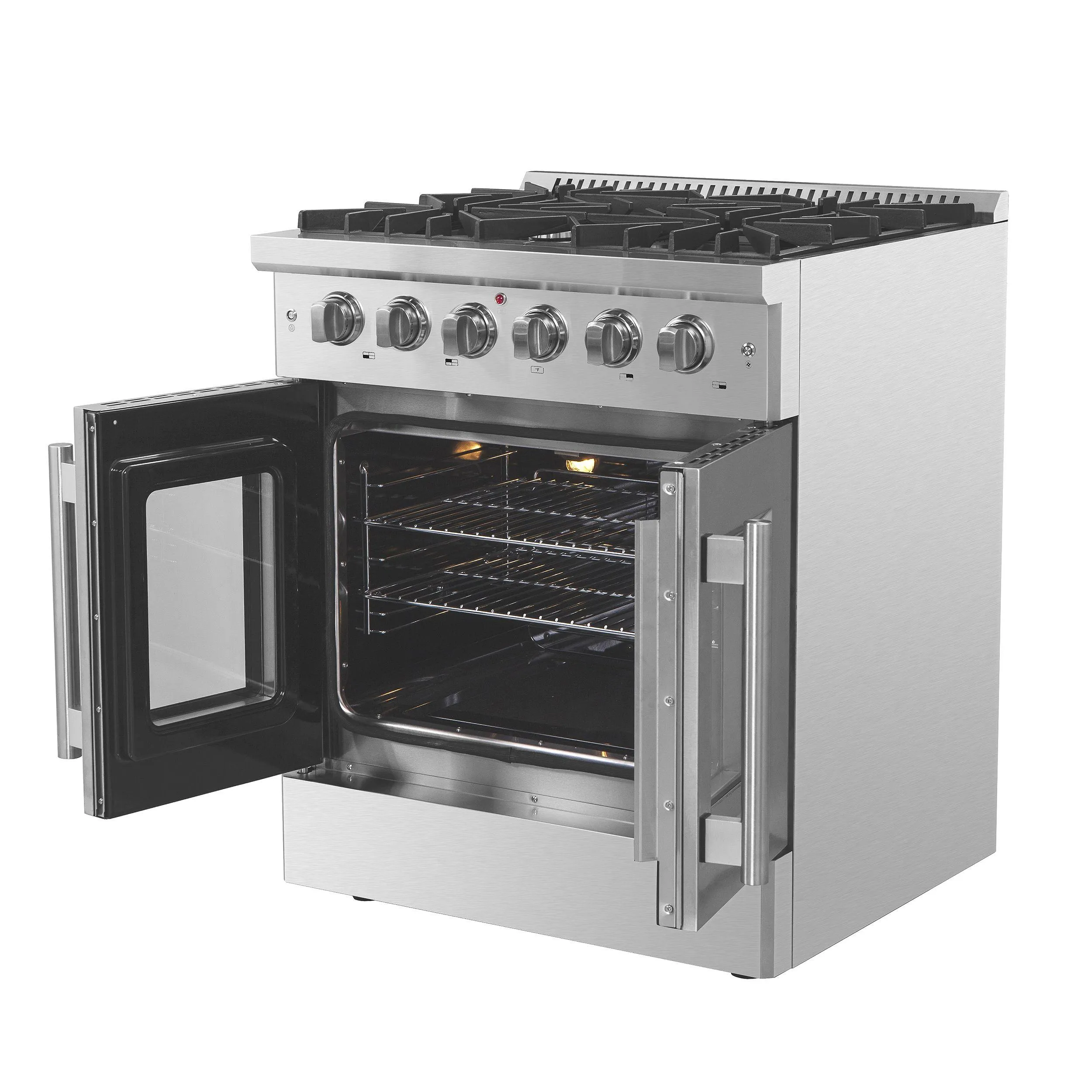 Forno FFSGS644430 Forno Galiano 30 Freestanding French Door Gas Range
