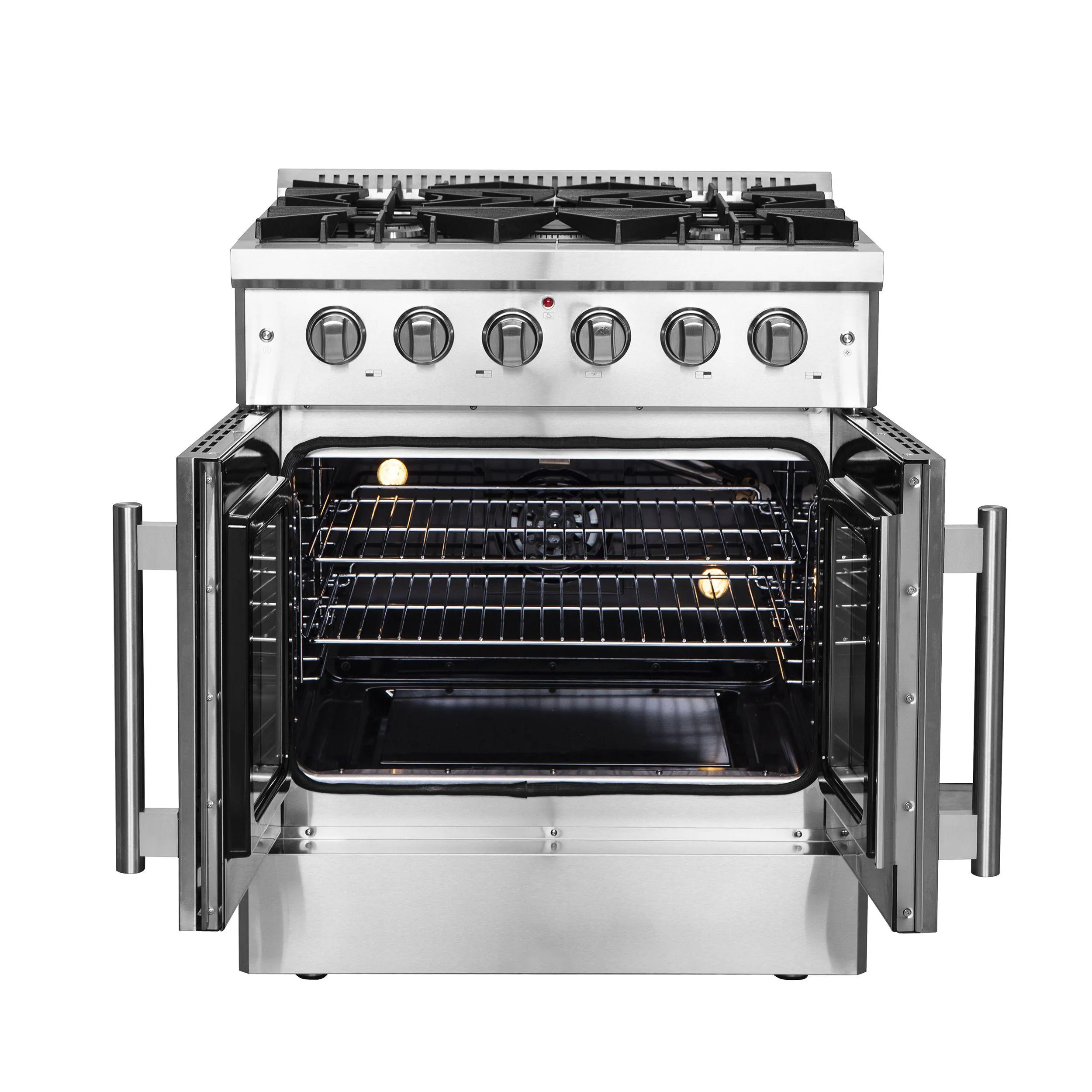 Forno FFSGS644430 Forno Galiano 30 Freestanding French Door Gas Range