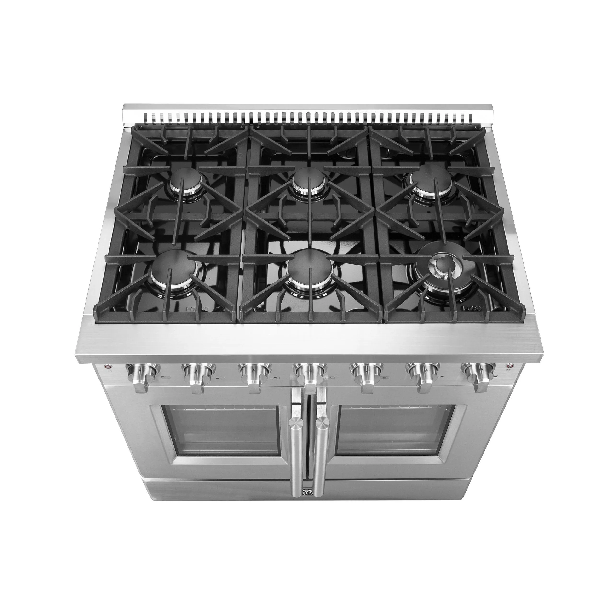 Forno FFSGS644436 Forno Galiano 36 Freestanding French Door Gas Range