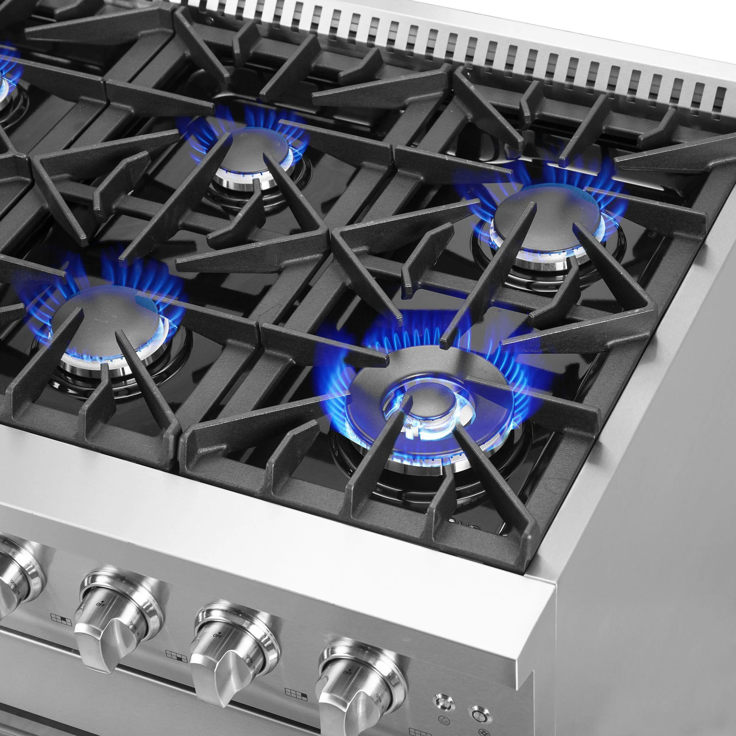 Forno FFSGS644448 Forno Galiano 48 Freestanding French Door Gas Range
