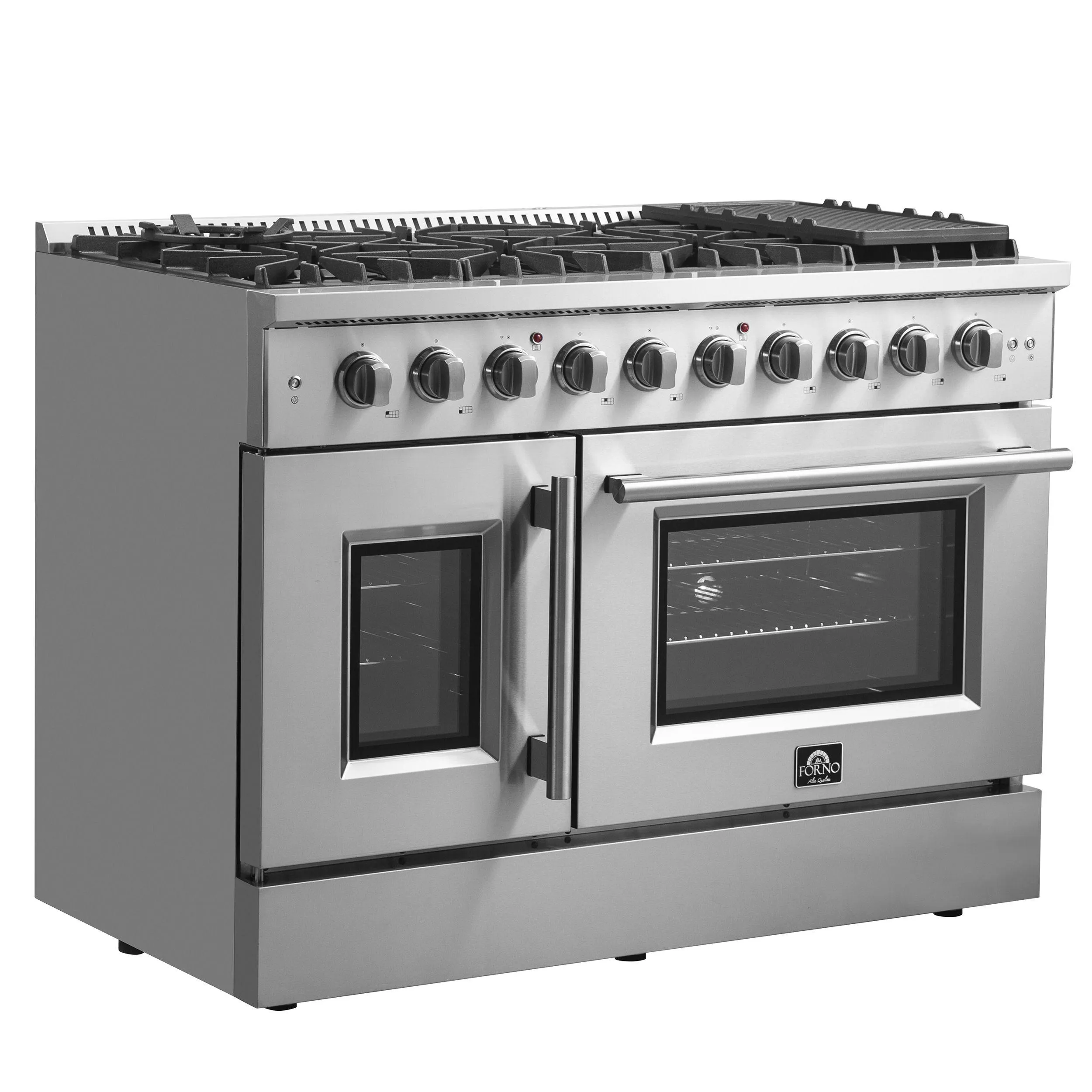 Forno FFSGS644448 Forno Galiano 48 Freestanding French Door Gas Range