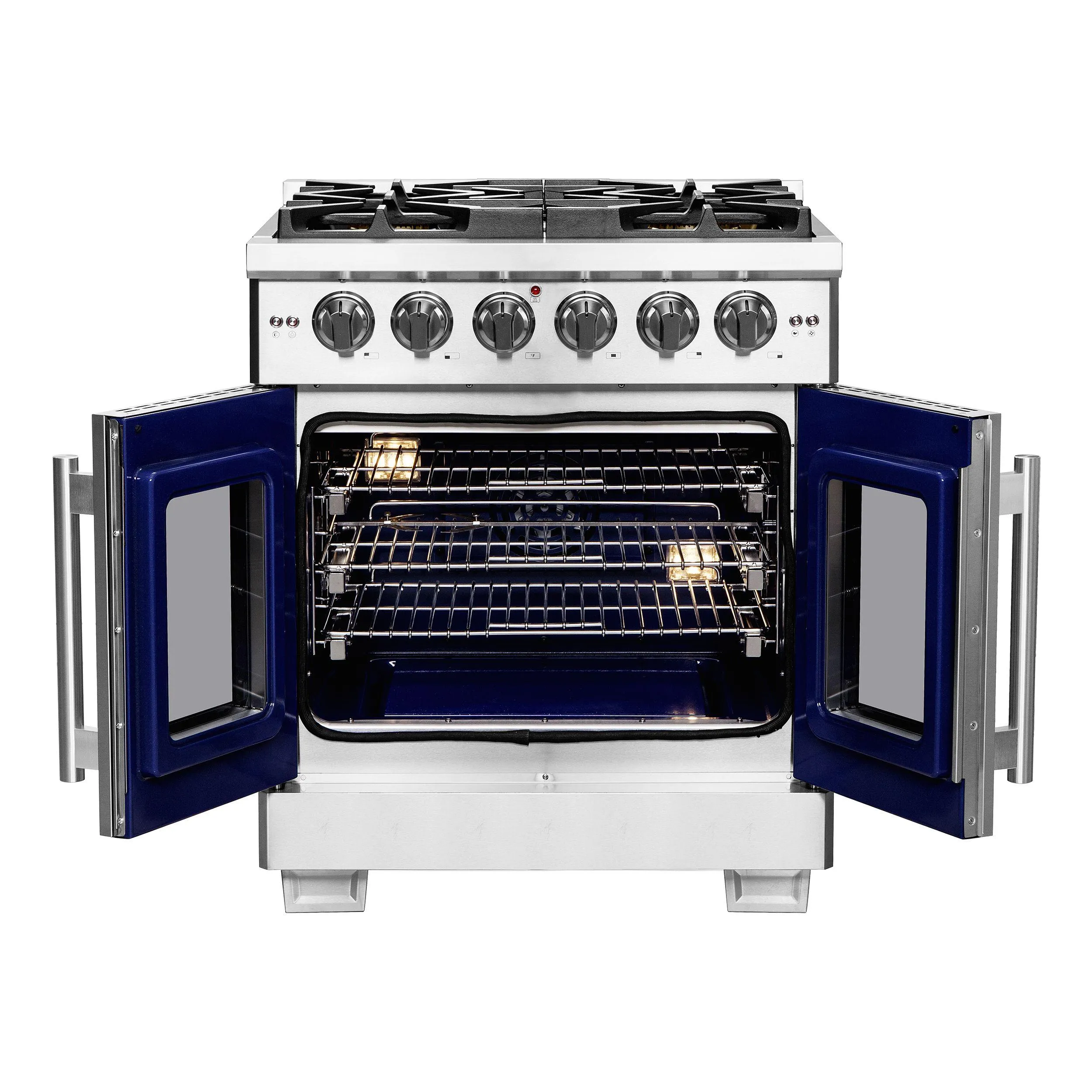 Forno FFSGS646030 Forno Capriasca 30 Freestanding French Door Gas Range