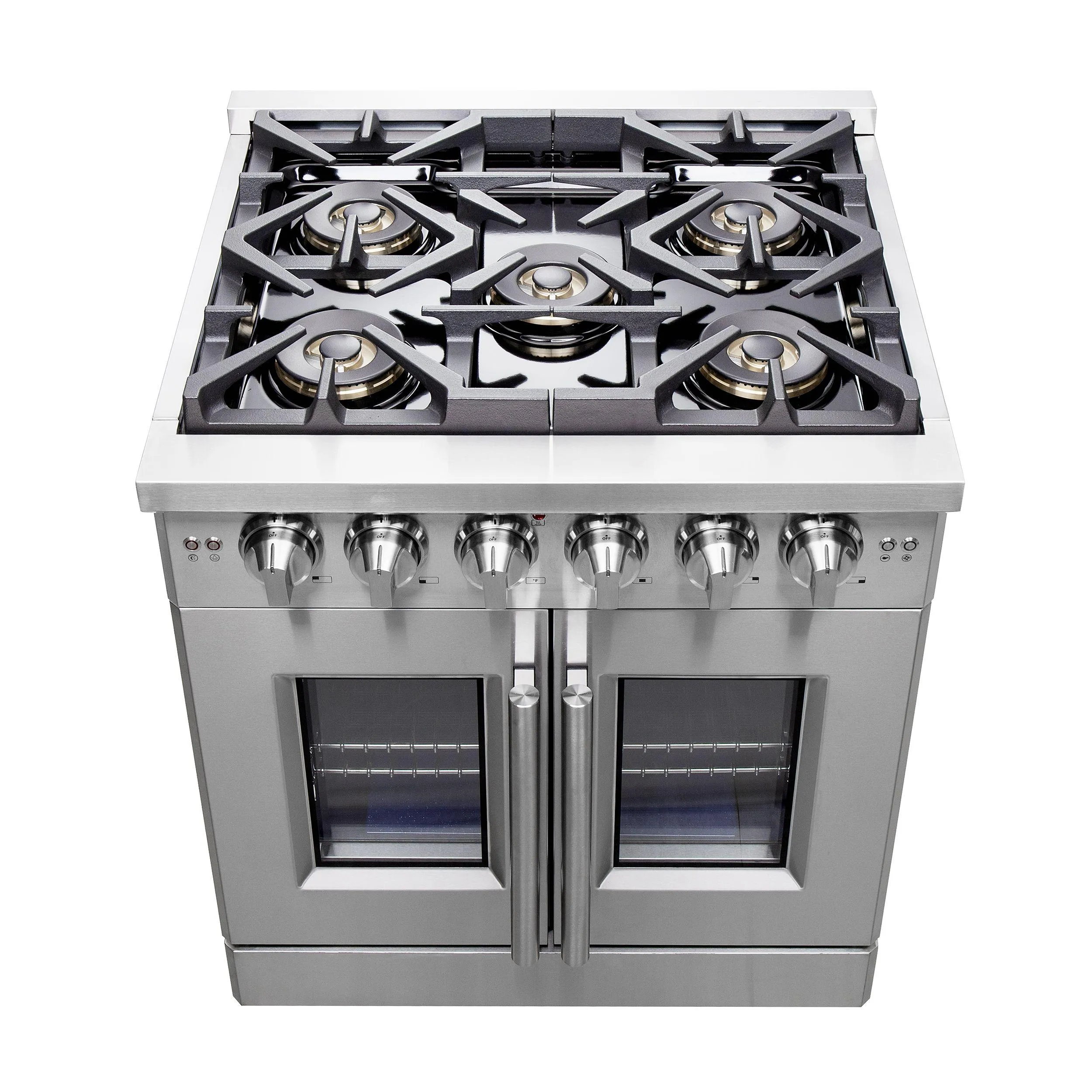 Forno FFSGS646030 Forno Capriasca 30 Freestanding French Door Gas Range