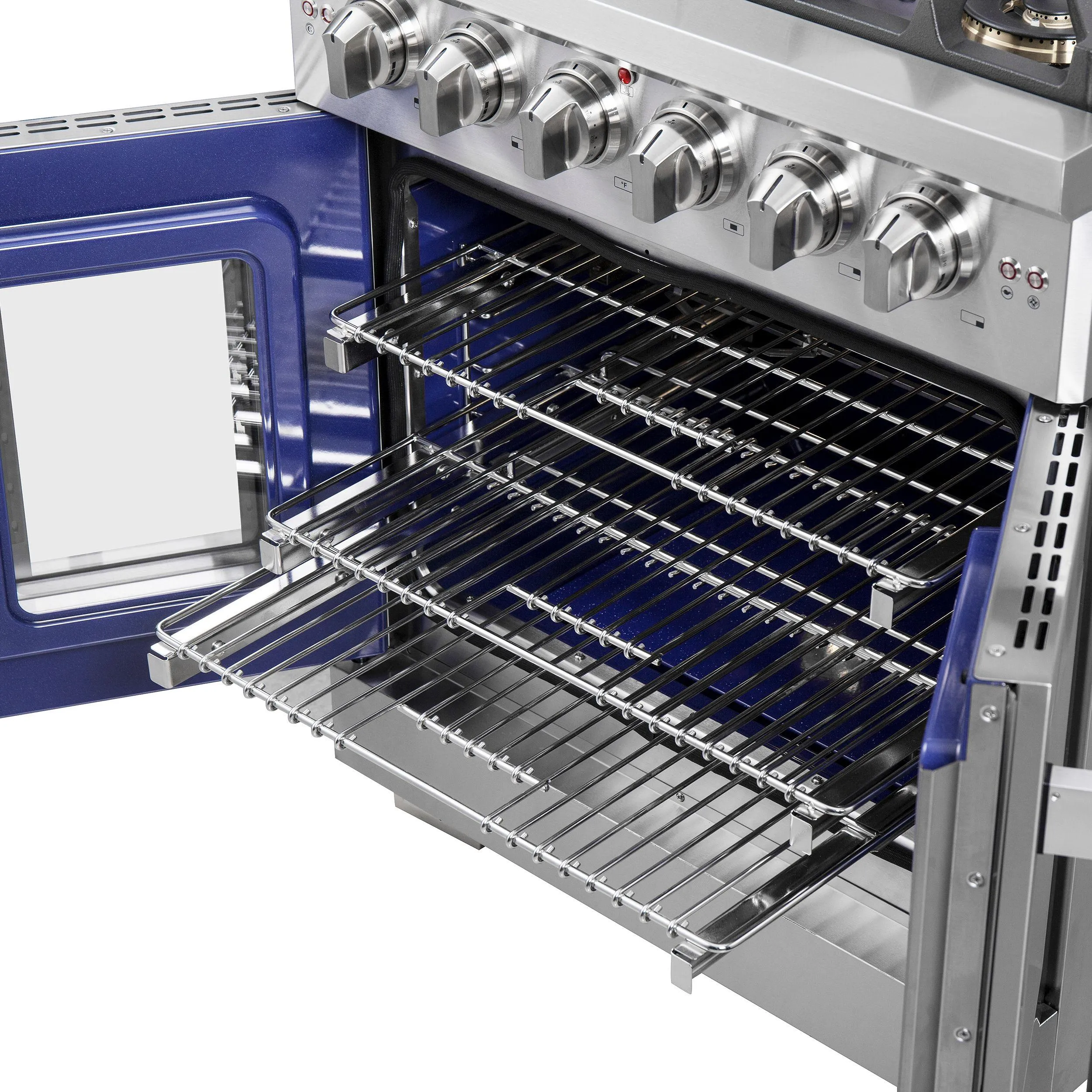 Forno FFSGS646030 Forno Capriasca 30 Freestanding French Door Gas Range