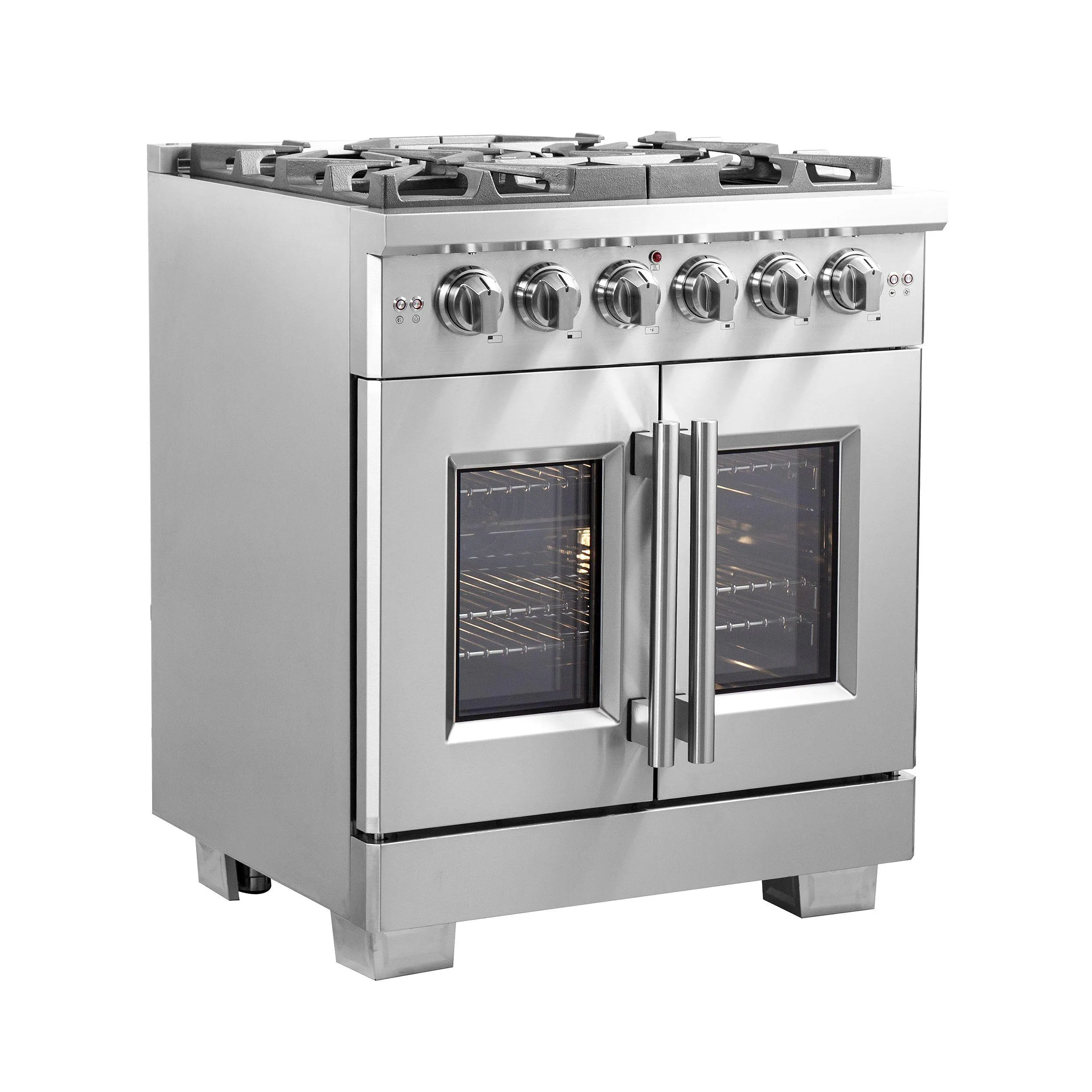 Forno FFSGS646030 Forno Capriasca 30 Freestanding French Door Gas Range
