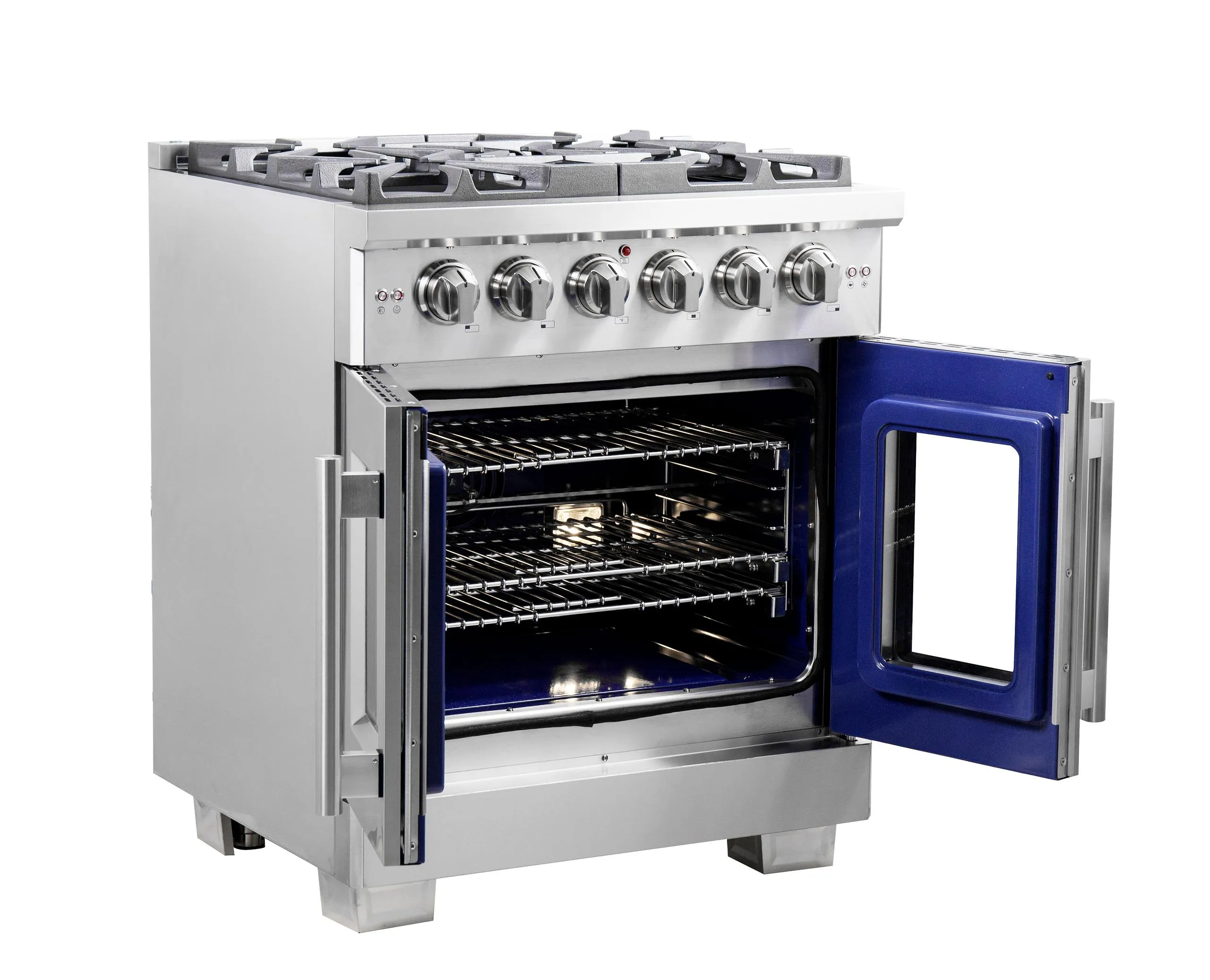 Forno FFSGS646030 Forno Capriasca 30 Freestanding French Door Gas Range