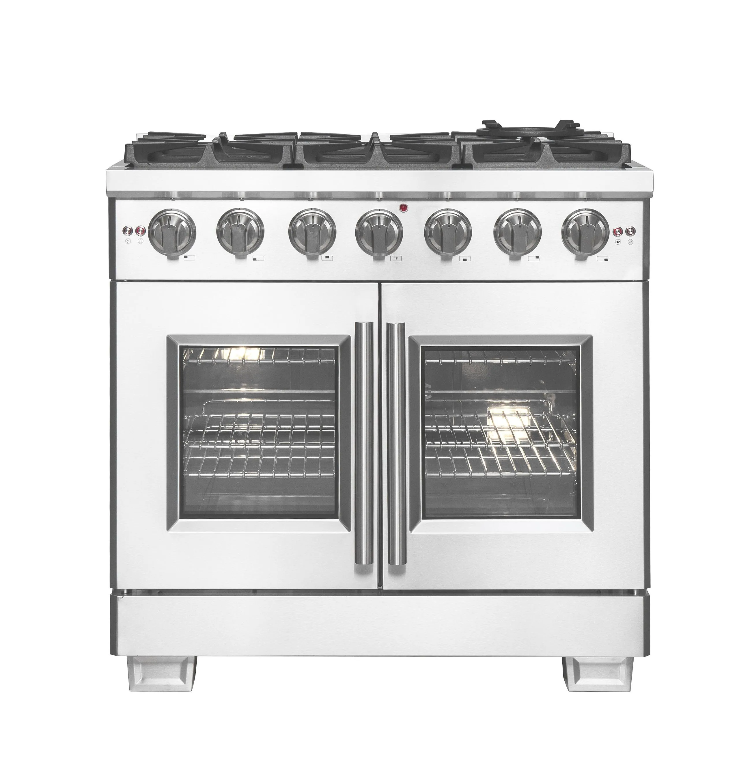 Forno FFSGS646036 Forno Capriasca 36 Freestanding French Door Gas Range