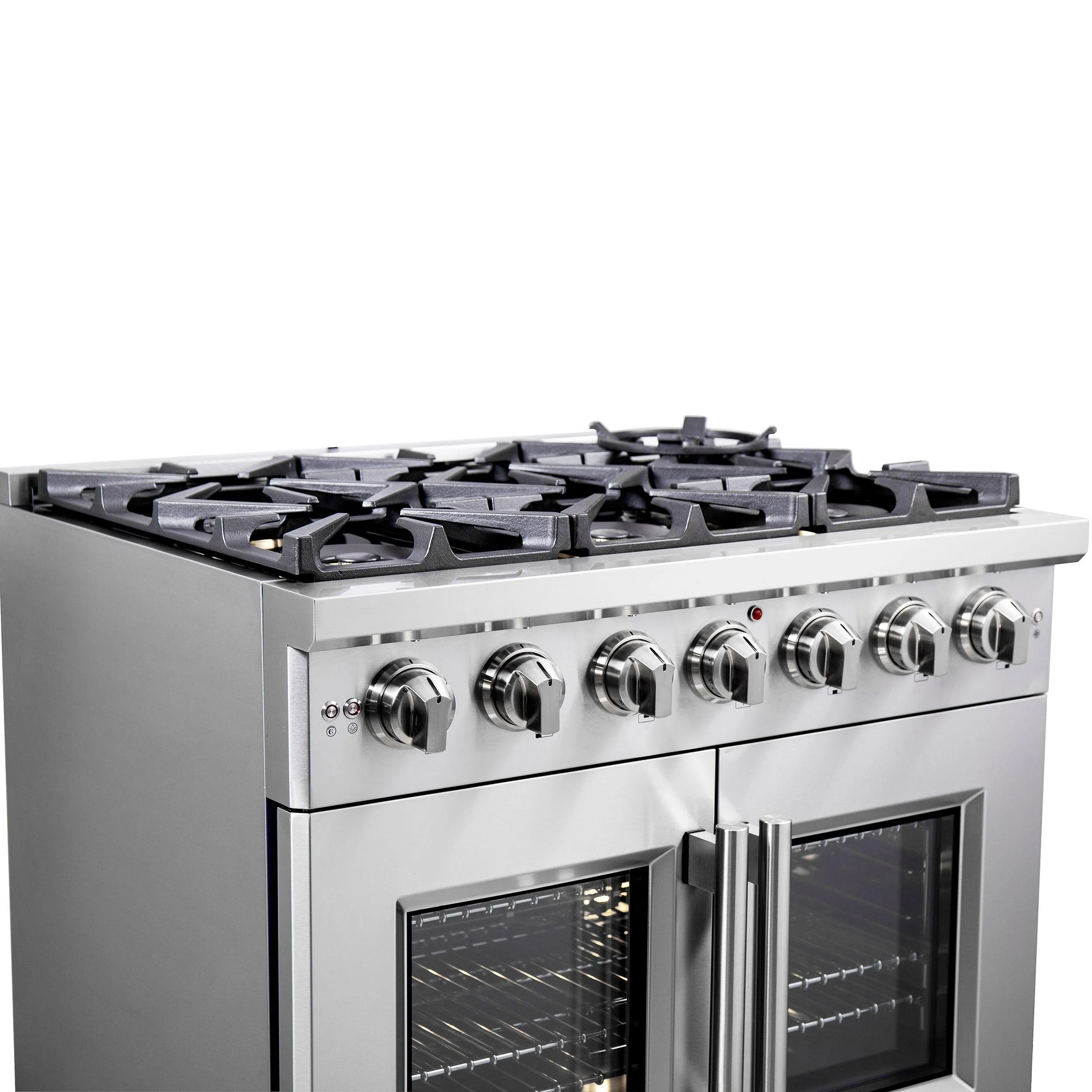 Forno FFSGS646036 Forno Capriasca 36 Freestanding French Door Gas Range