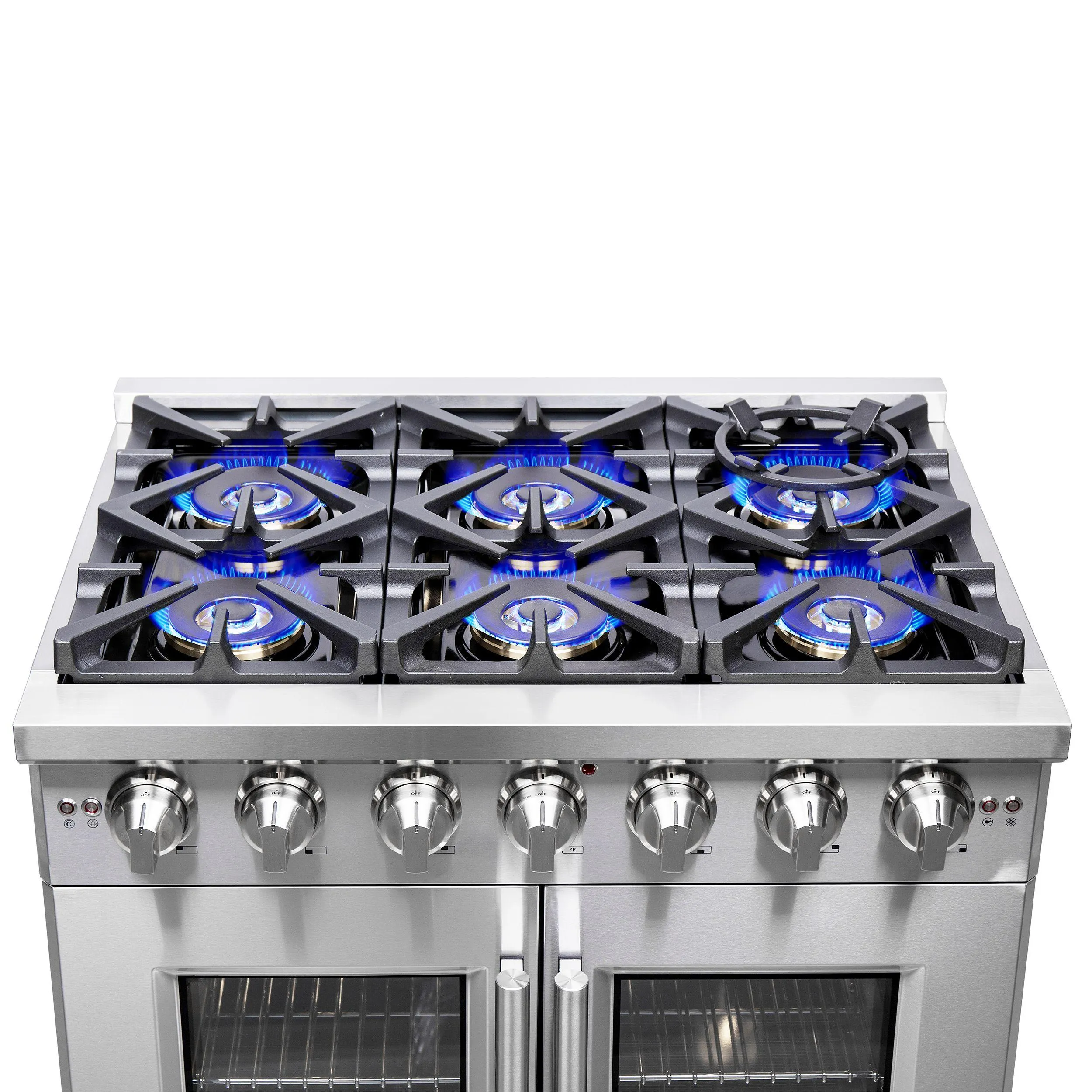 Forno FFSGS646036 Forno Capriasca 36 Freestanding French Door Gas Range