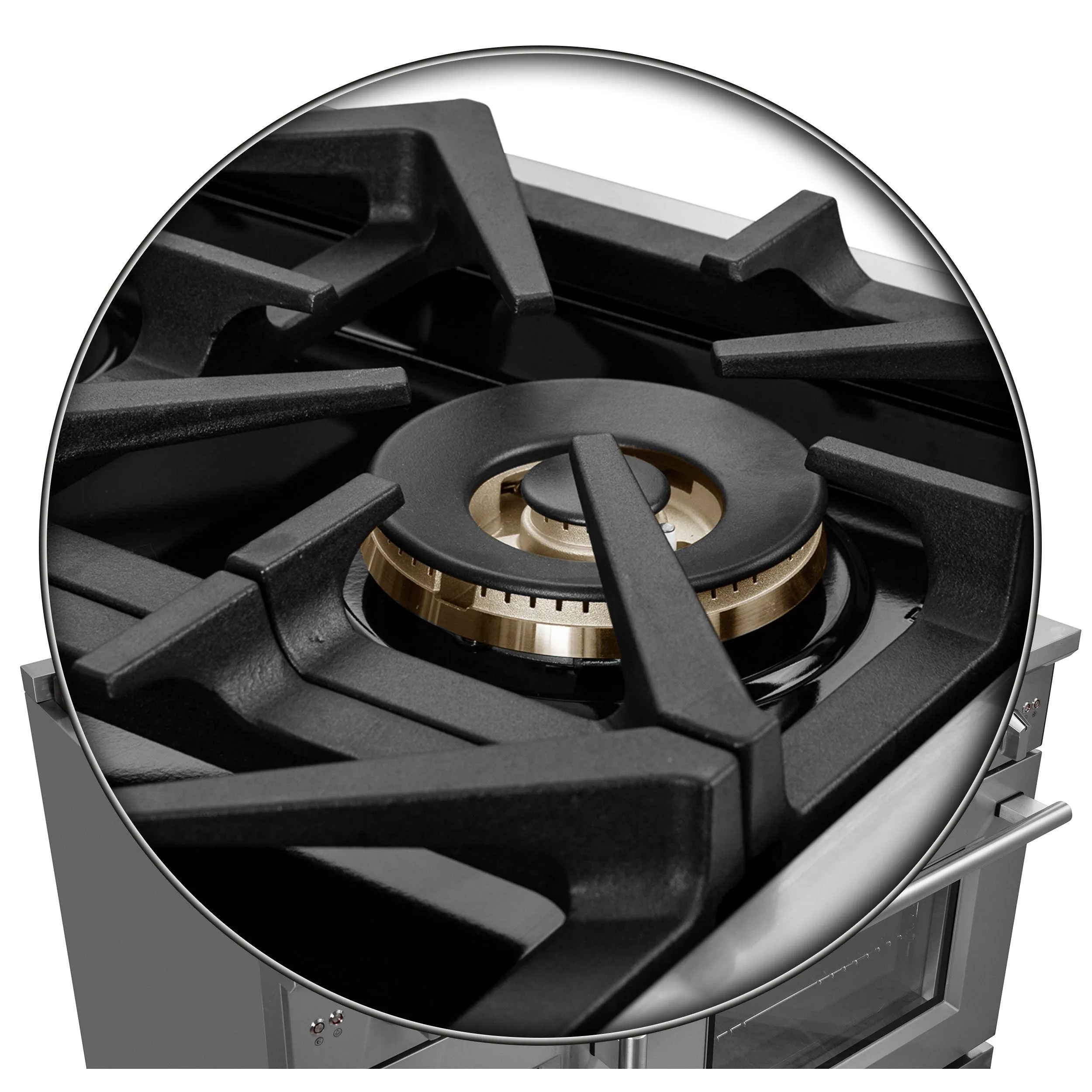 Forno FFSGS646048 Forno Capriasca 48 Freestanding French Door Gas Range
