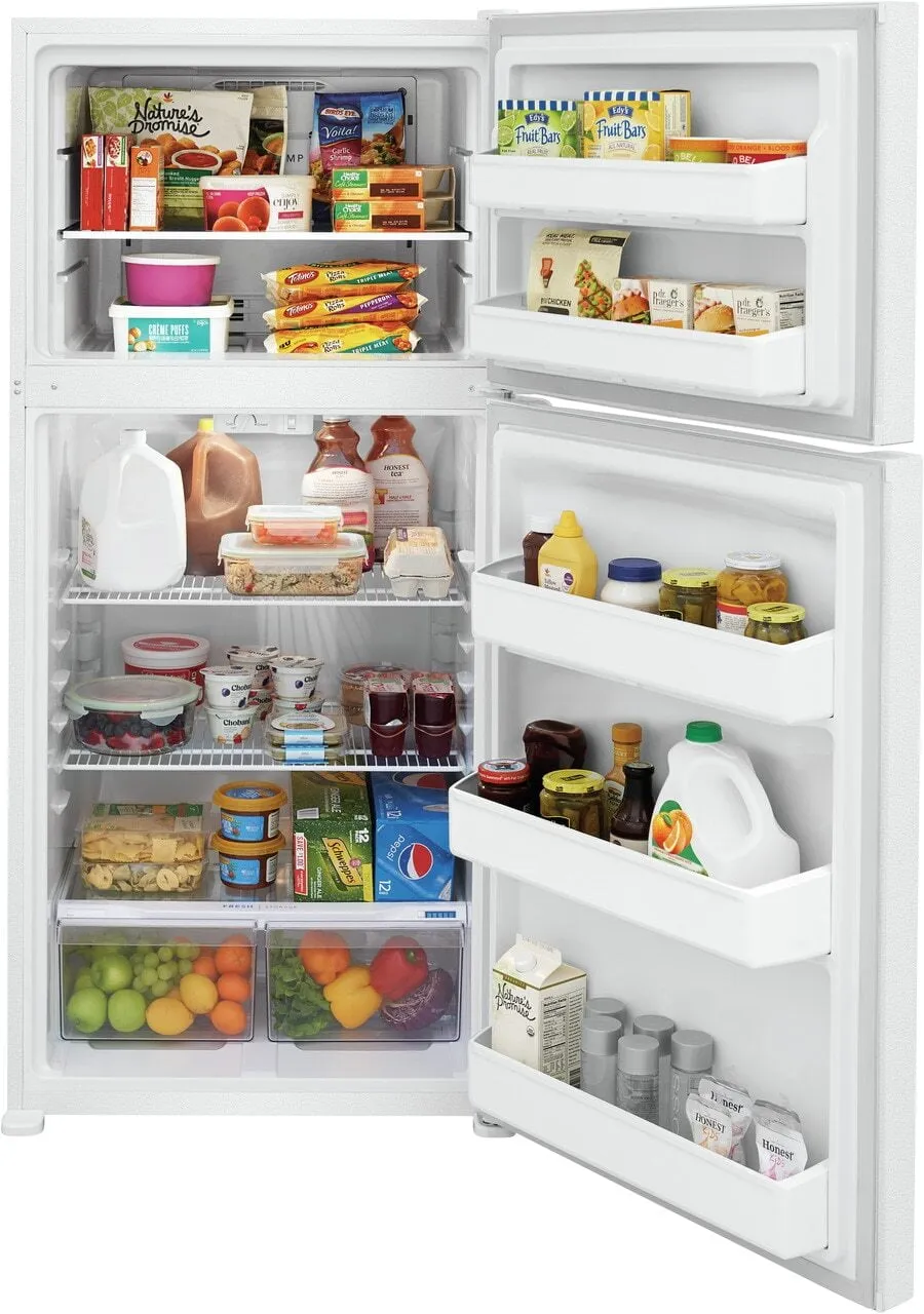 Frigidaire FFHT1814WW Frigidaire 18.3 Cu. Ft. Top Freezer Refrigerator